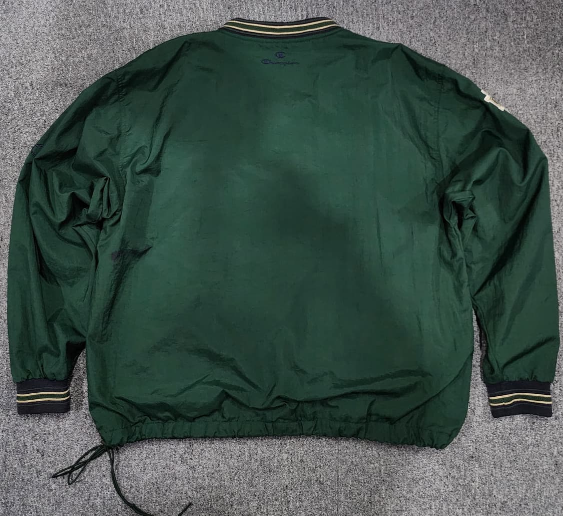 챔피온 노트르담 아이리쉬 빈티지 풀오버 웜업 나일론 맨투맨 XL 상품이미지2