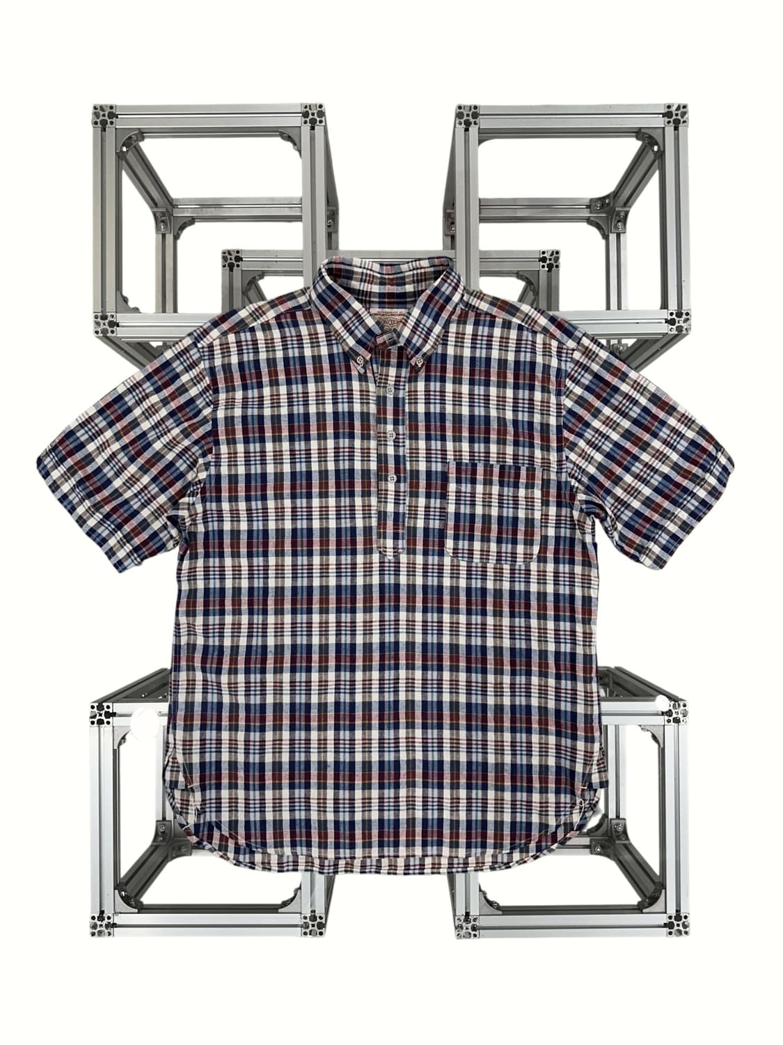 BONCOURA Madras Check Anorak Shirt 상품이미지1