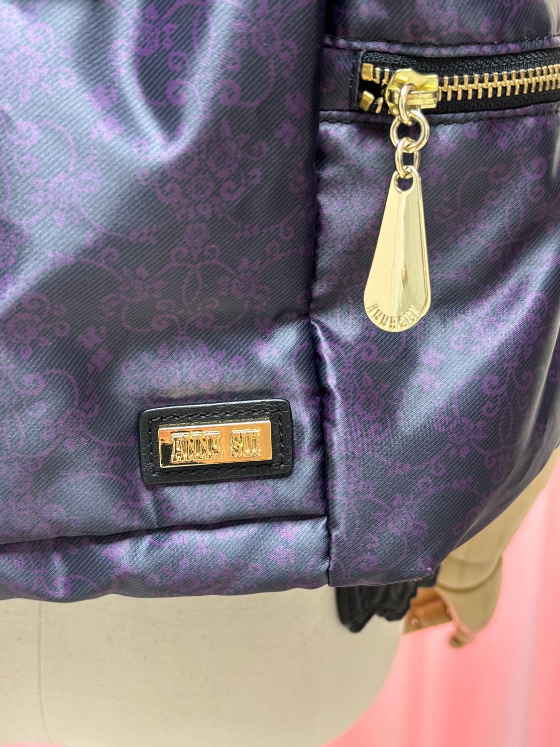 ANNA SUI 안나수이 퍼플 나일론 백팩      상품이미지4