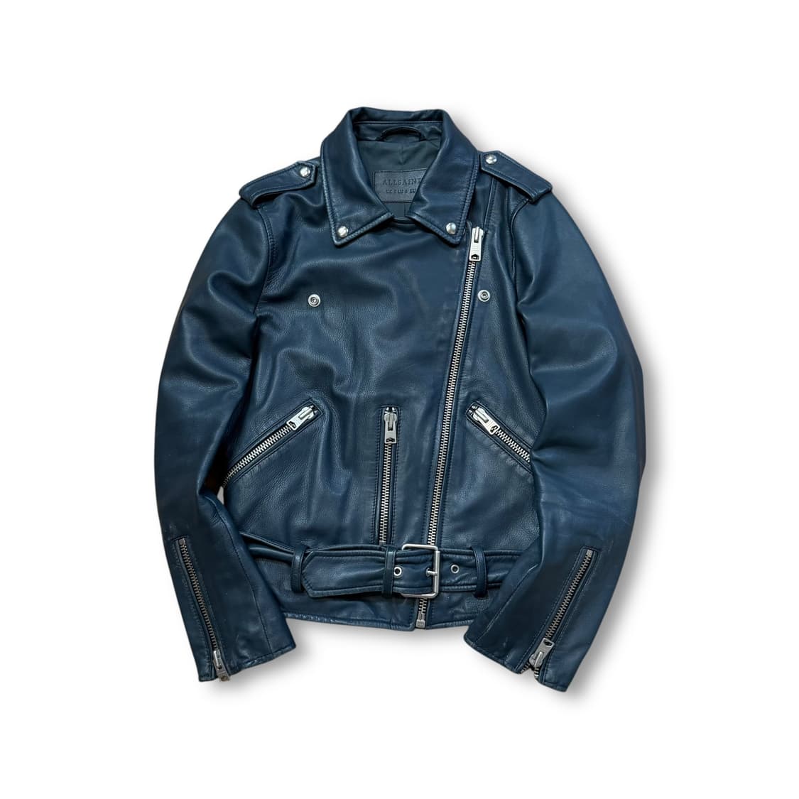 올세인츠 램스킨 발펀 바이커 자켓  상품이미지1
