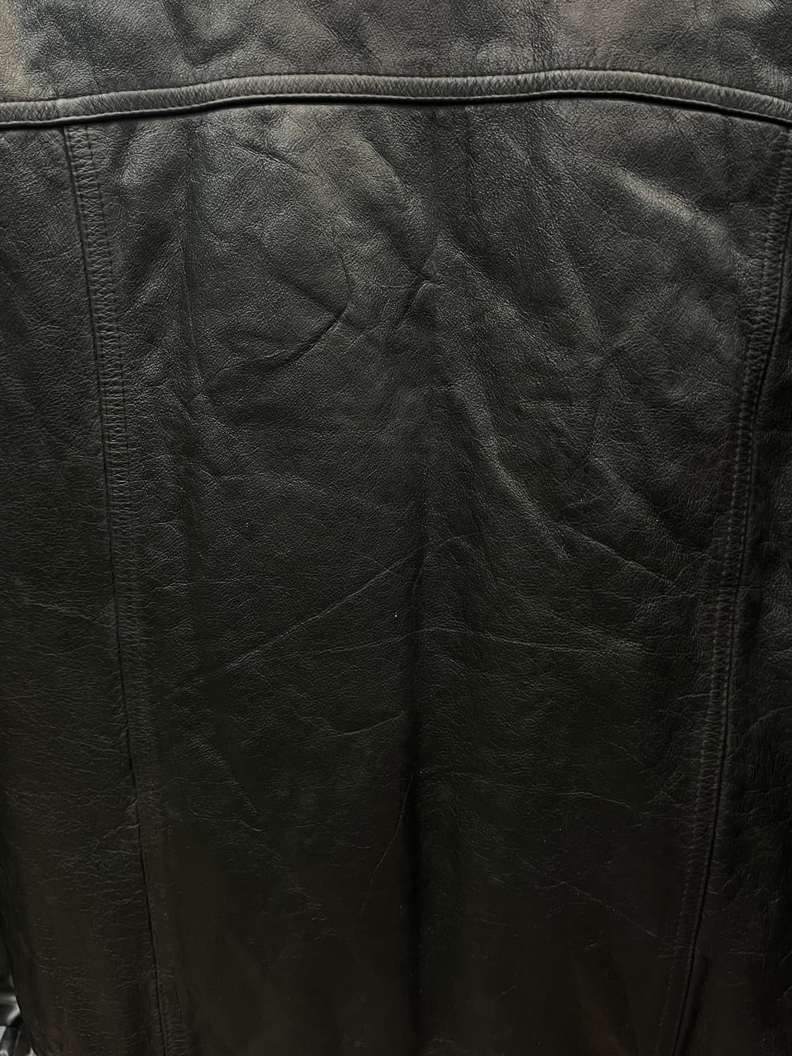 빈티지 소가죽 레더 자켓 블랙 M #csz2035 상품이미지9