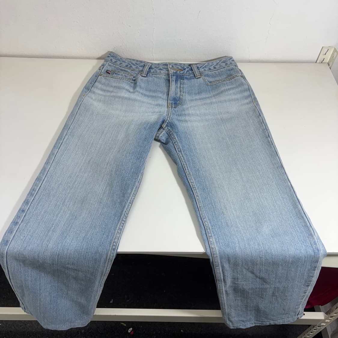 우먼L 폴로진스 랄프로렌 일자핏 라이트워싱 데님팬츠 상품이미지5