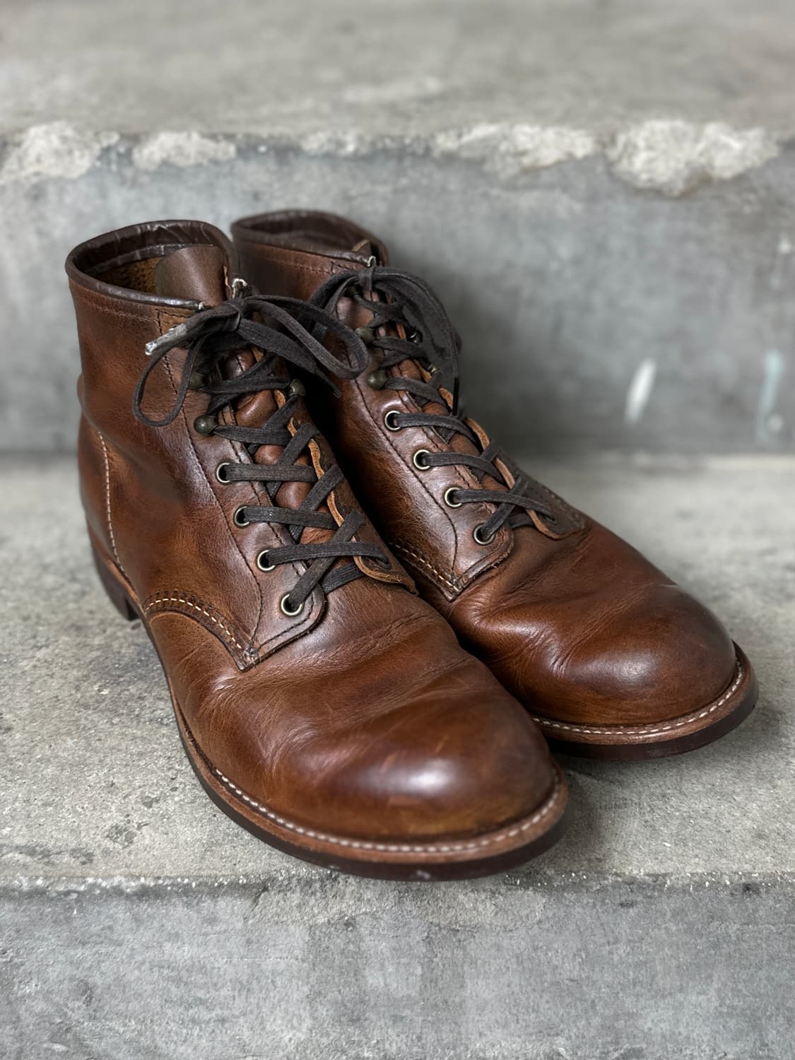 OG USA Made 레드윙 3343 블랙스미스 하드에이징 상품이미지4