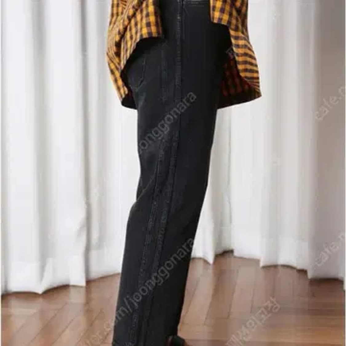 이얼즈어고 플로리스 흑청 블랙진 데님 02 M 사이즈 상품이미지2