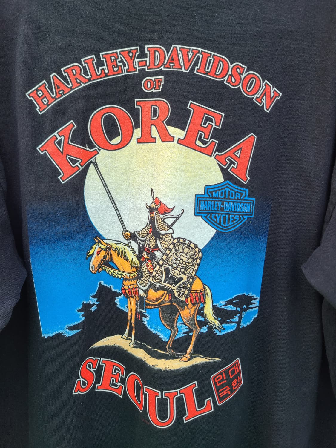 "00s"USA 할리데이비슨 빈티지 대한민국 롱 슬리브 상품이미지7