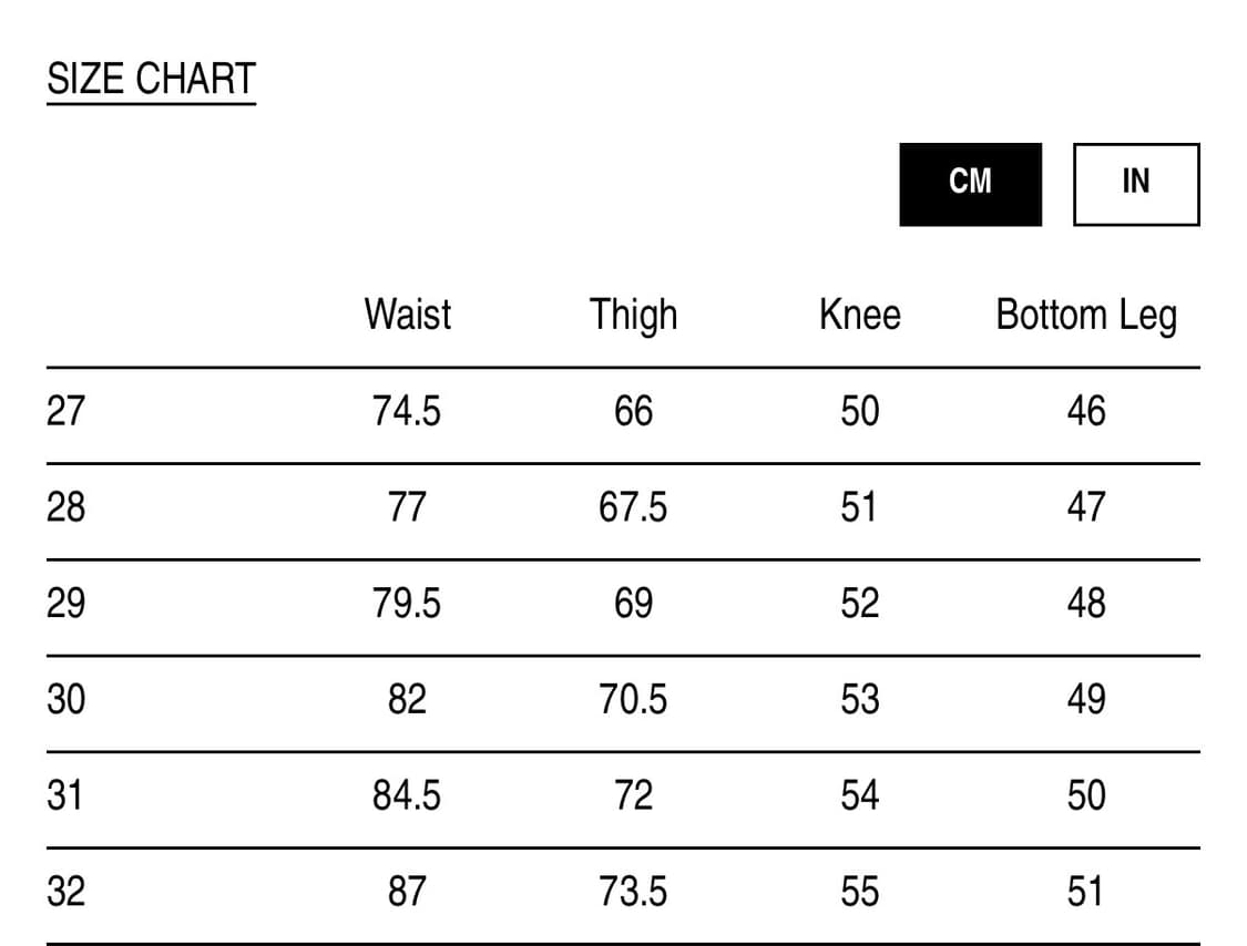 선플라워 와이드 트위스트 데님 빈티지 브라운 32/32 상품이미지10