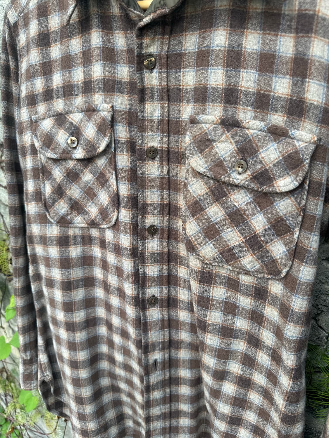 80s pendleton 펜들턴 usa 울 플란넬 셔츠 상품이미지4