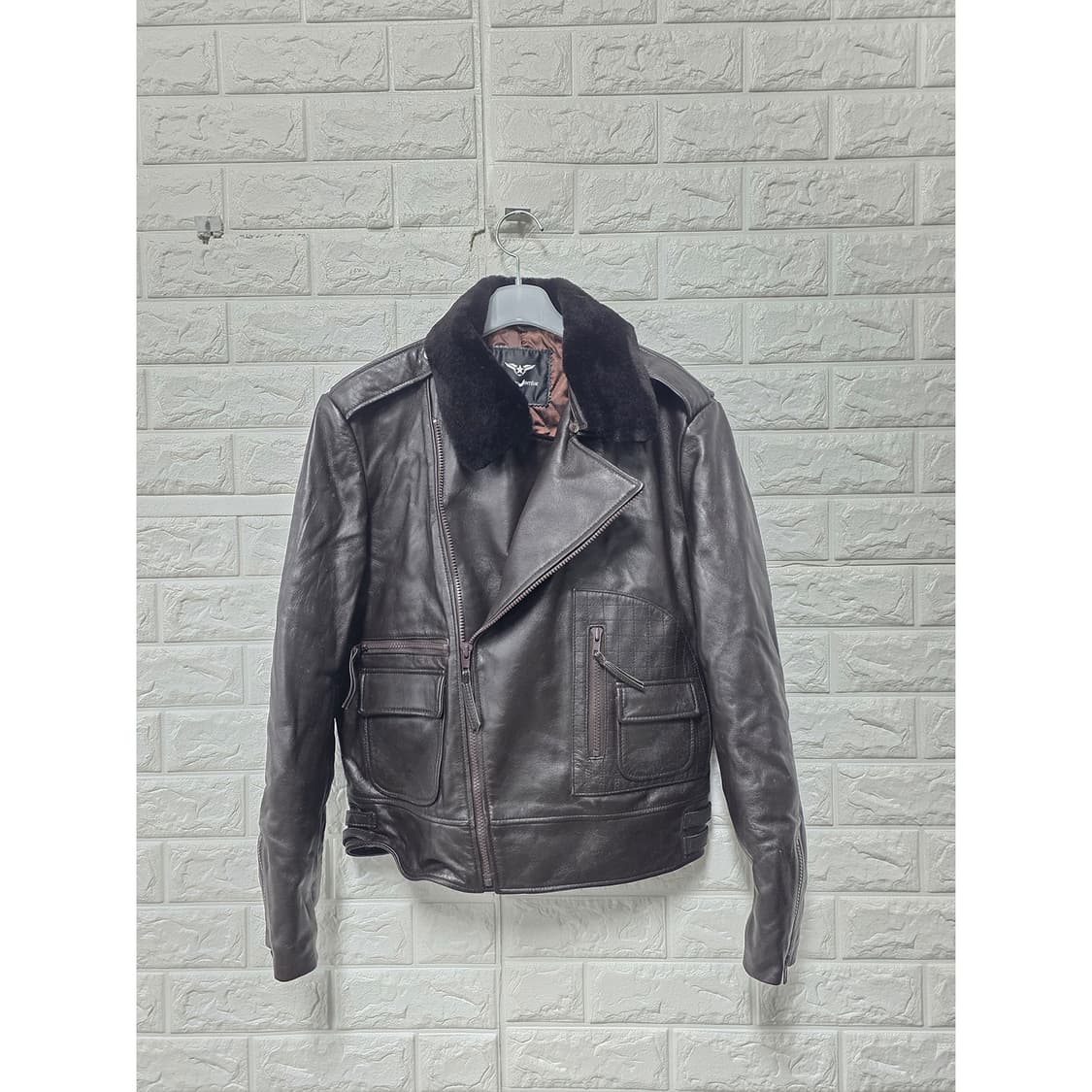 택포) 양가죽 자켓 L 상품이미지3