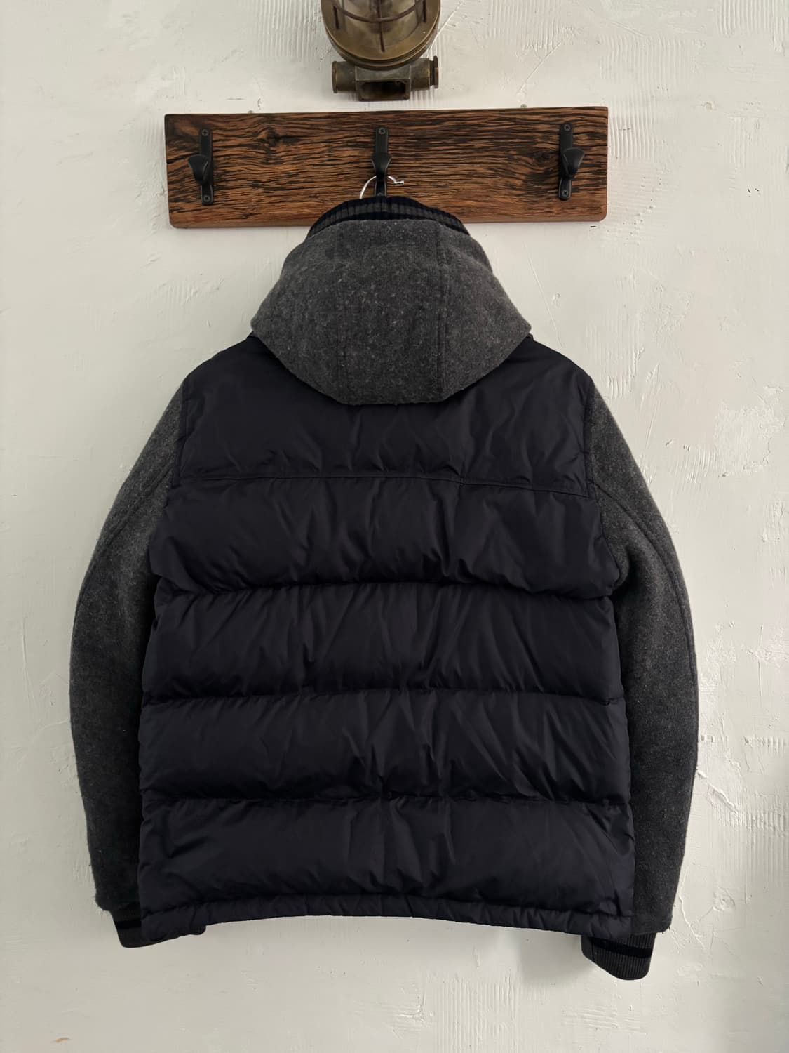 Moncler 몽클레어 그레이 니트 패딩 상품이미지5