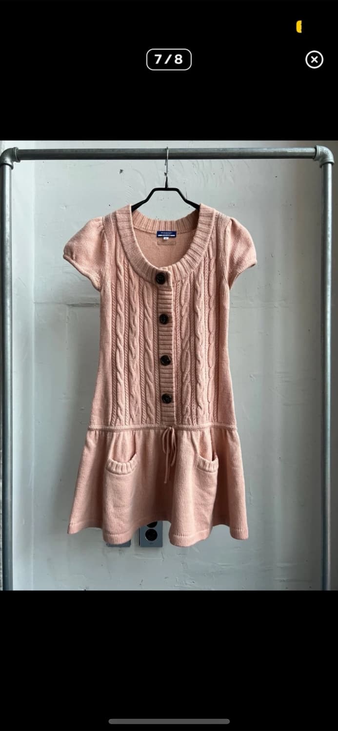 버버리 니트원피스 네이비 상품이미지5