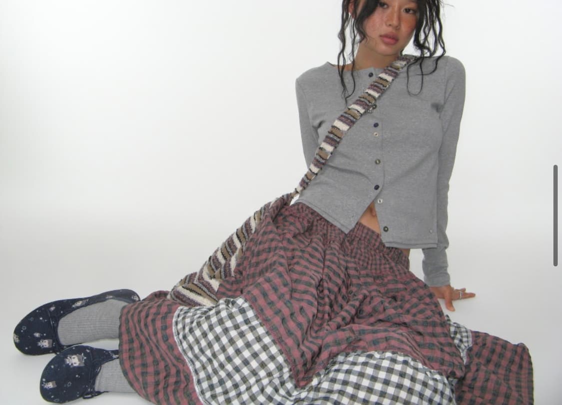 RAW EDGE CARDIGAN MELANGE GREY 상품이미지2