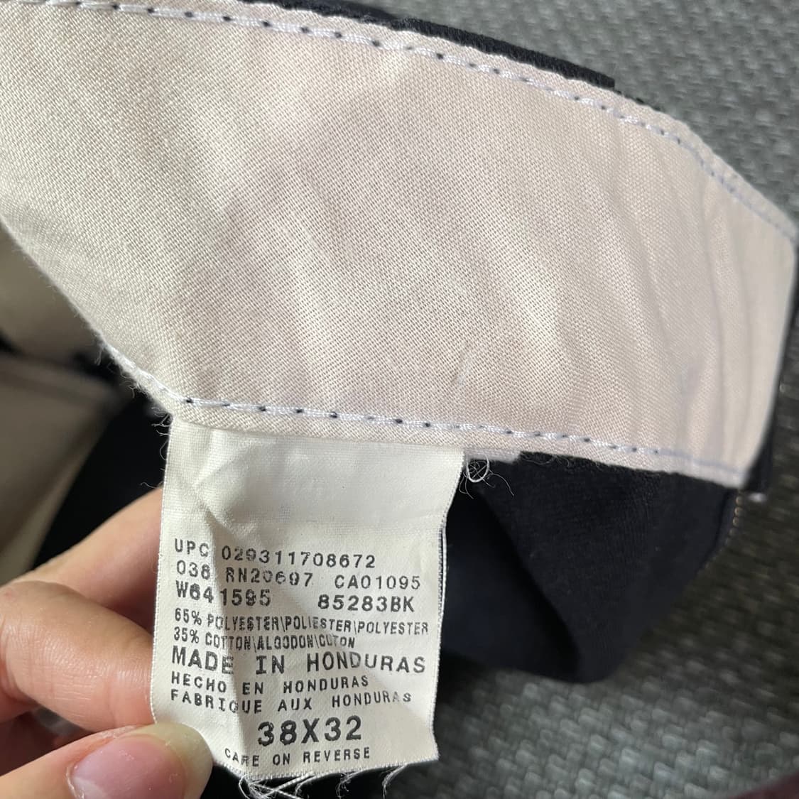 (38) 디키즈 블랙 와이드 코튼 팬츠 상품이미지4