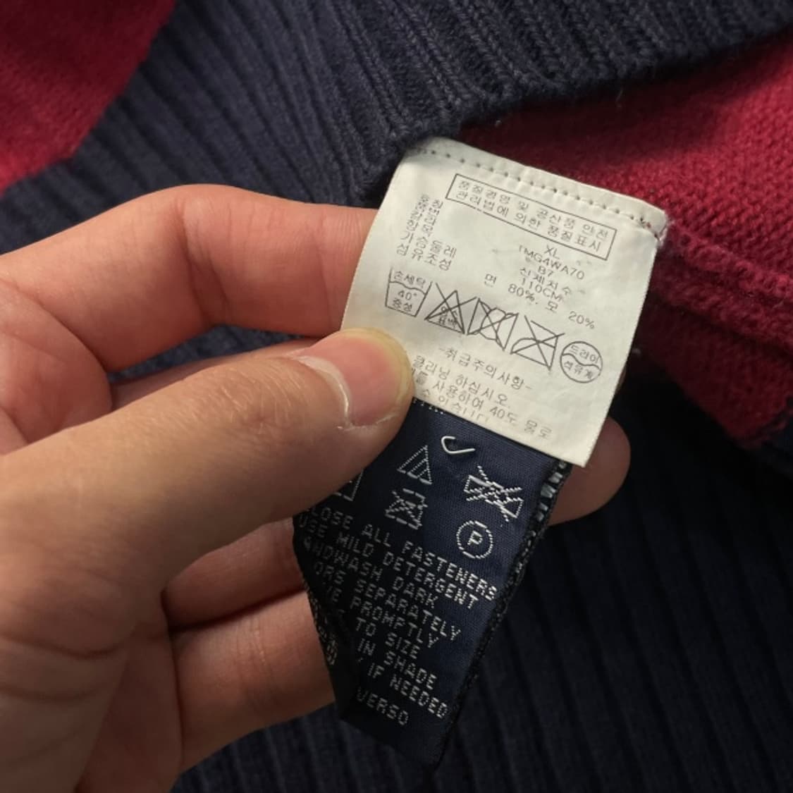 105 타미힐피거 니트집업  상품이미지4