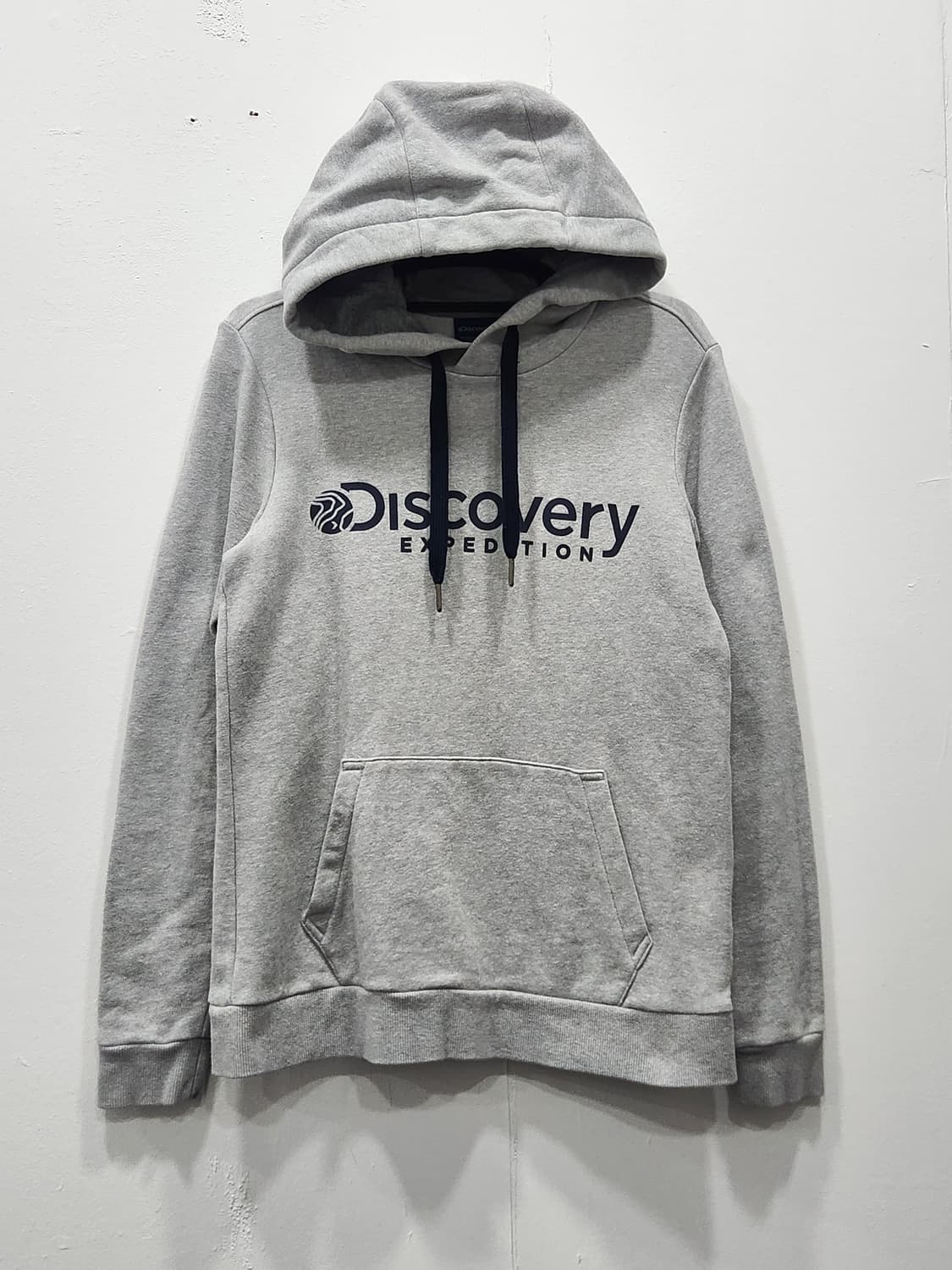 디스커버리 그레이 후드티 여성 90사이즈 상품이미지2