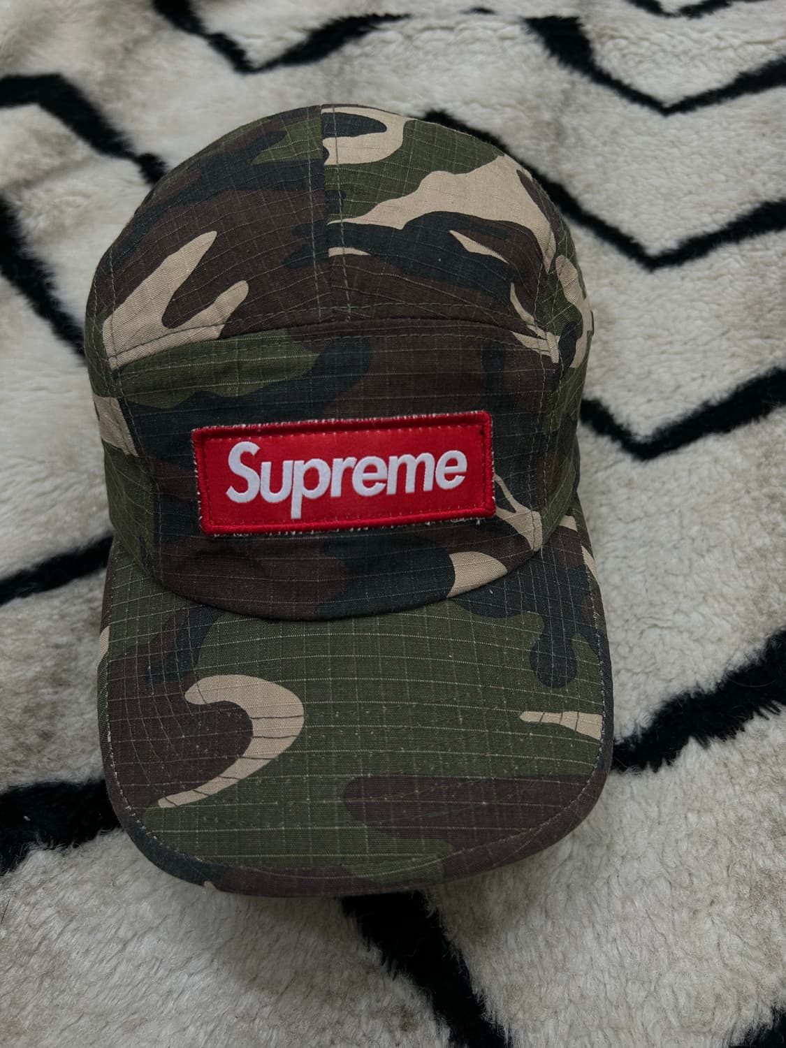 슈프림 카모플라쥬 캠프캡 상품이미지2