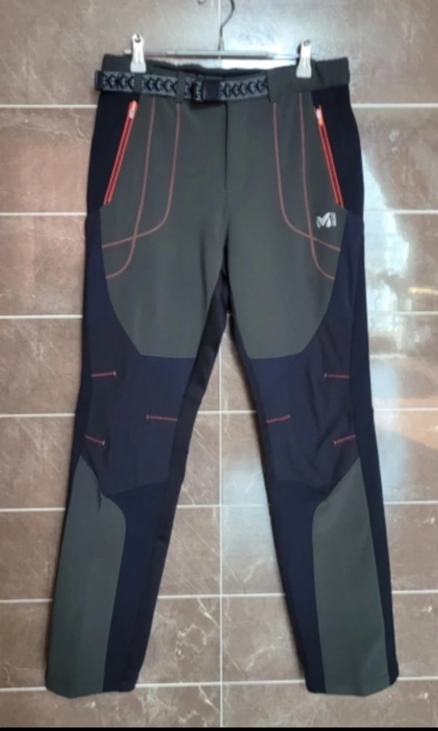 👔남성80사이즈👔 밀레 등산바지(기모)(벨트세트) 상품이미지1