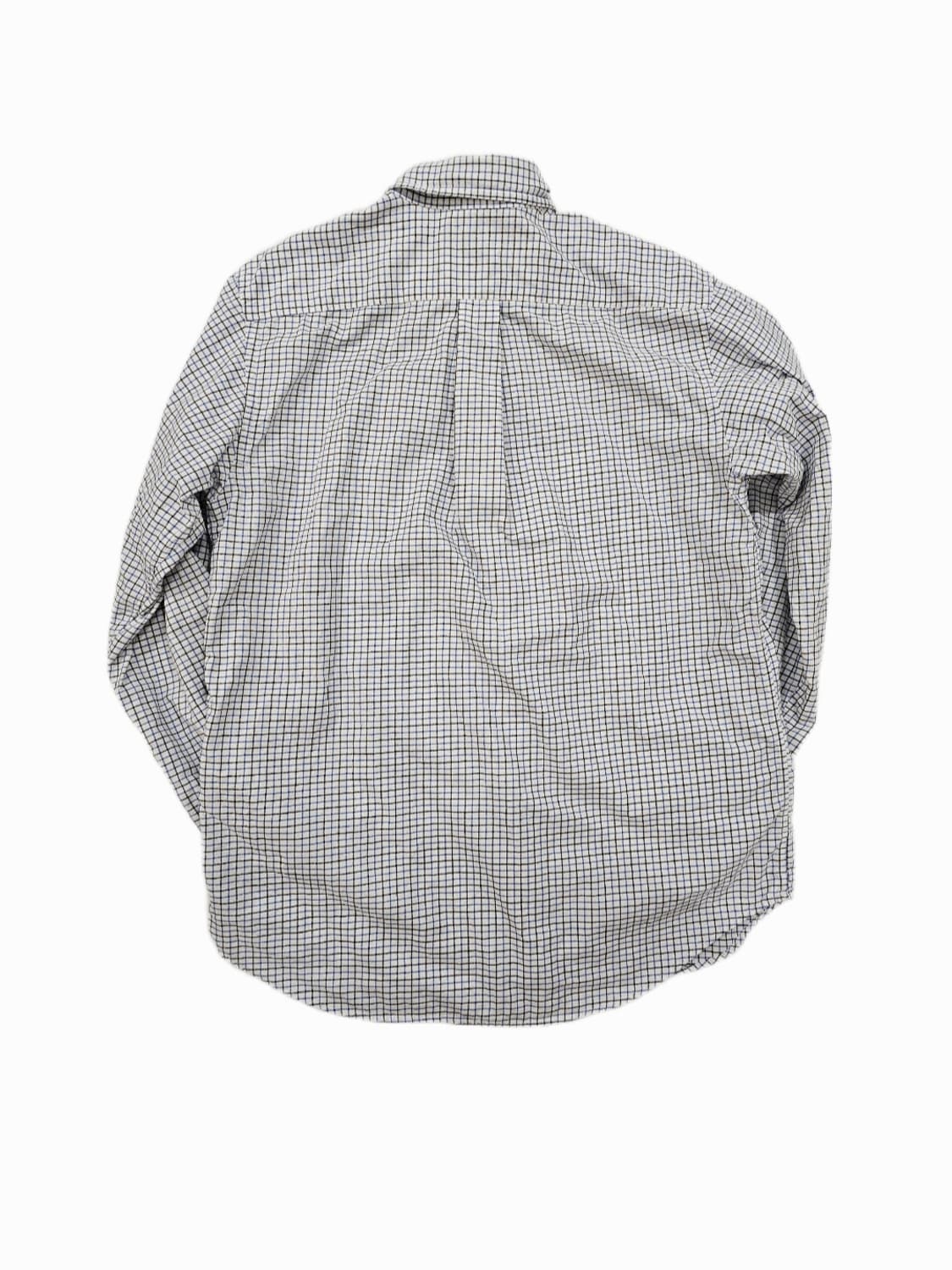 [Boys XL] 폴로 랄프로렌 블루/블랙 태터솔 체크 코튼 셔츠 상품이미지2