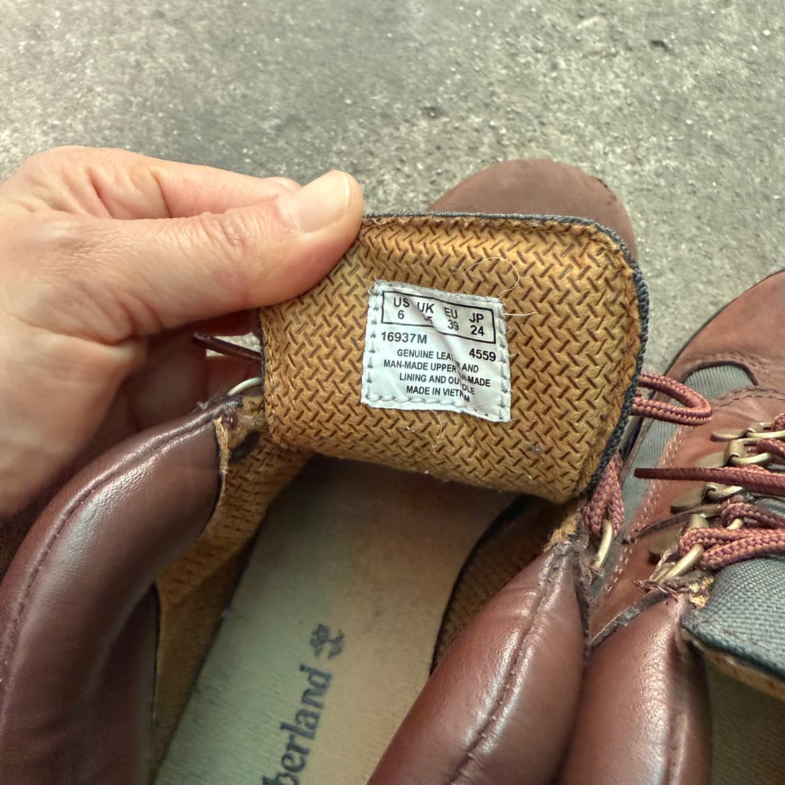 팀버랜드 필드 부츠 브라운 240mm 상품이미지7