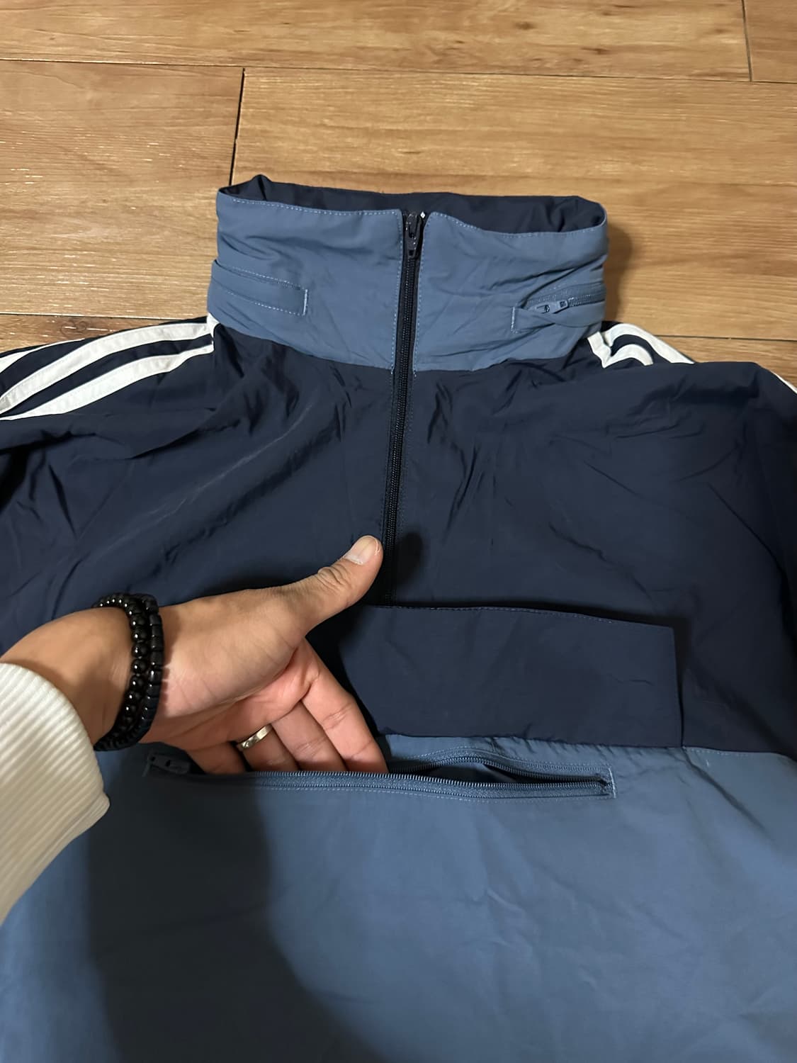 아디다스 아웃라인 하프집업 아노락 M/95 판매 상품이미지2