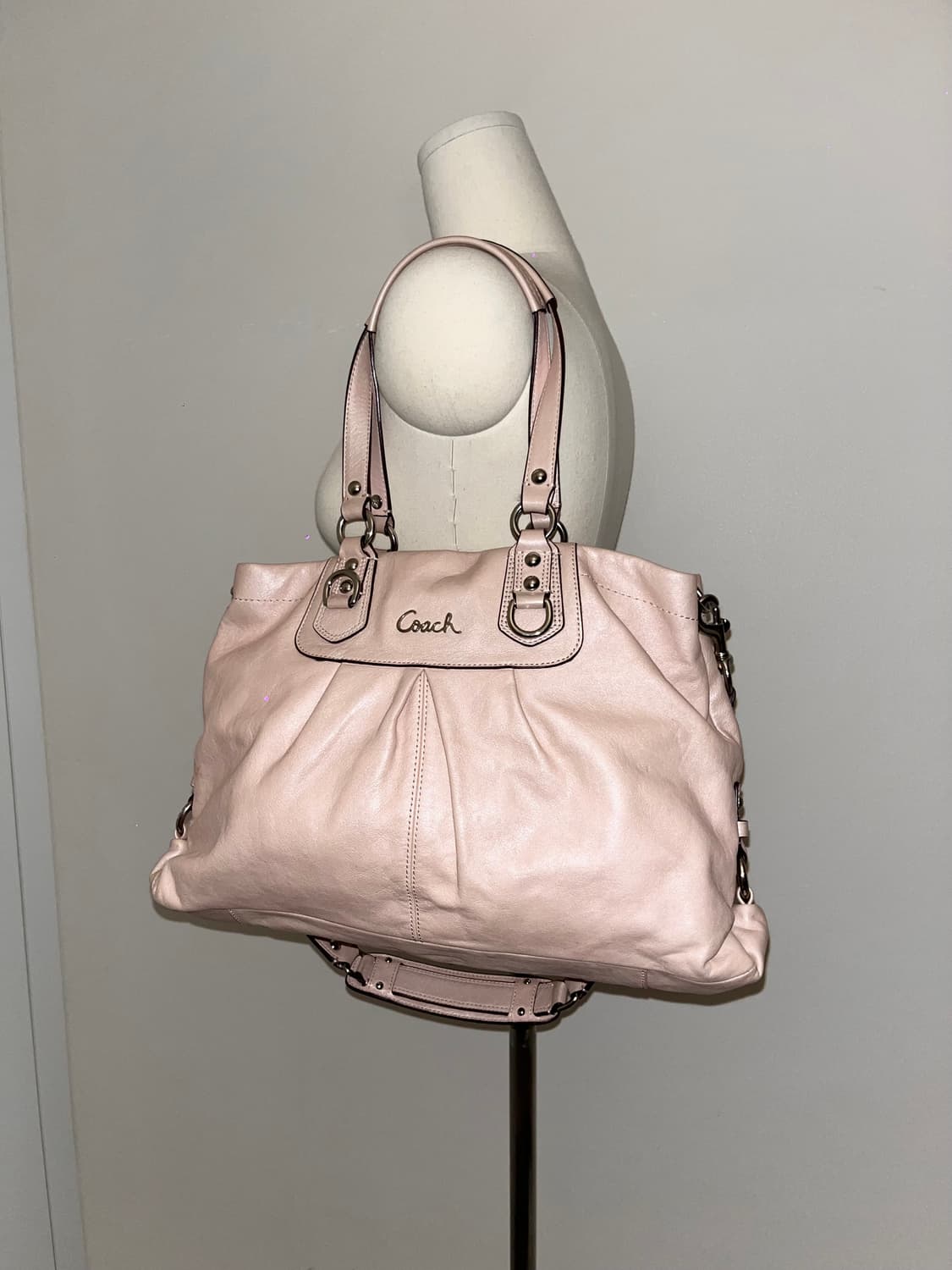Y2K Coach baby pink Shoulder bag 상품이미지2