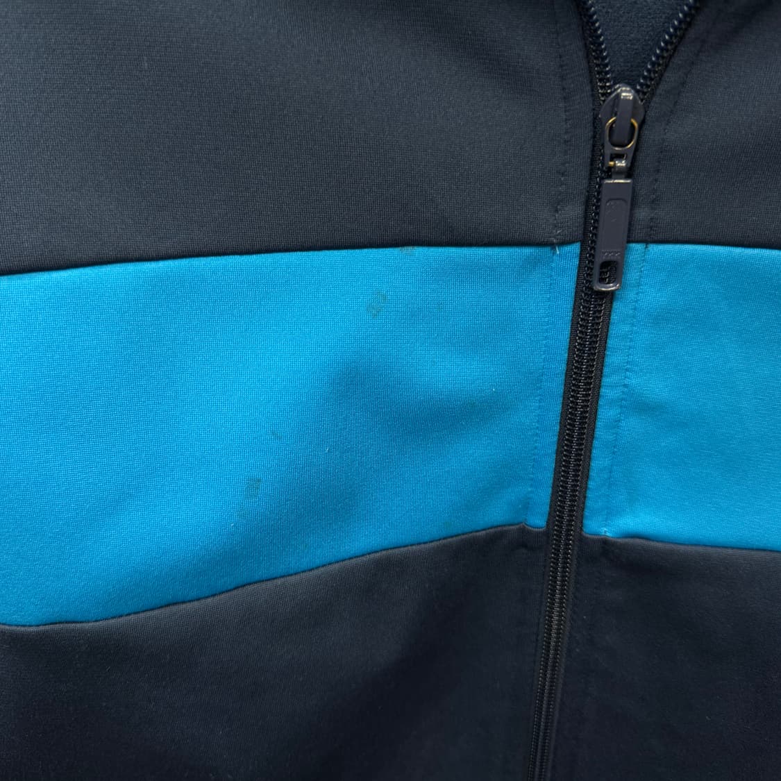 00s 아디다스 트랙자켓 전면 레터링 로고 포인트 네이비 블루 상품이미지7