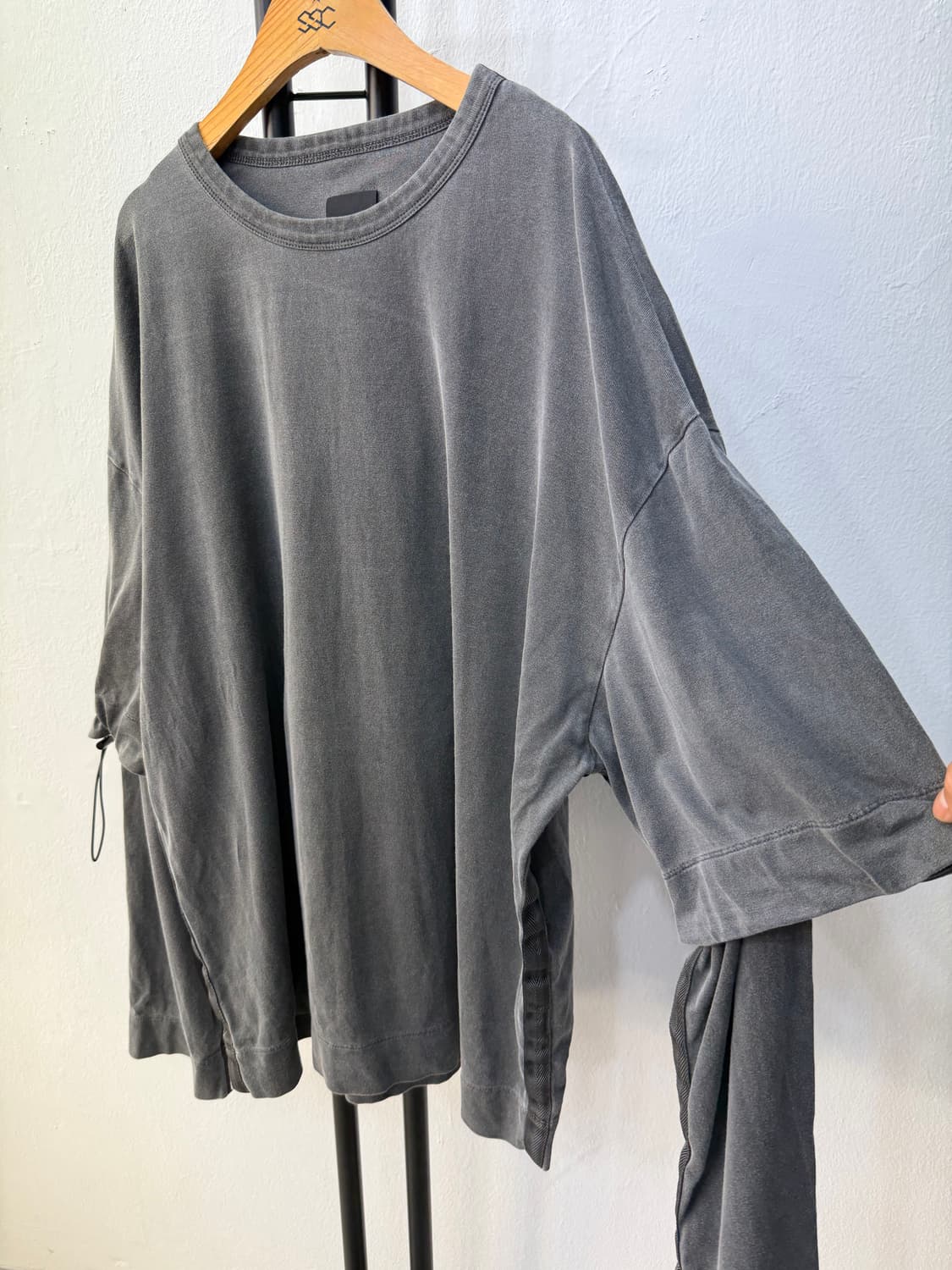 정품) 준지 20ss 남성 오버핏 레이어드 스트링 티셔츠 M 상품이미지2