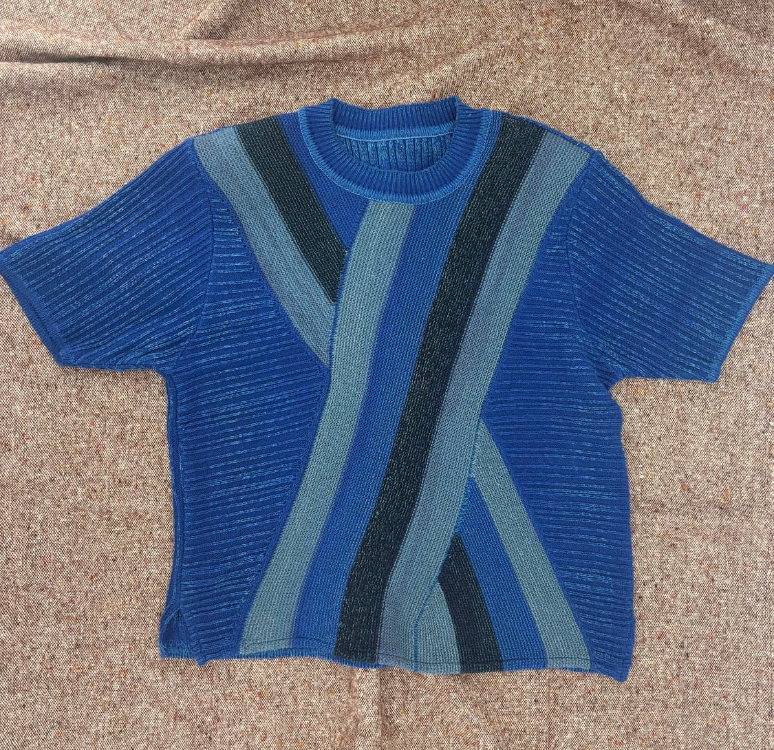 Y라인 패턴 니트 탑 (Japan Vintage) 상품이미지1