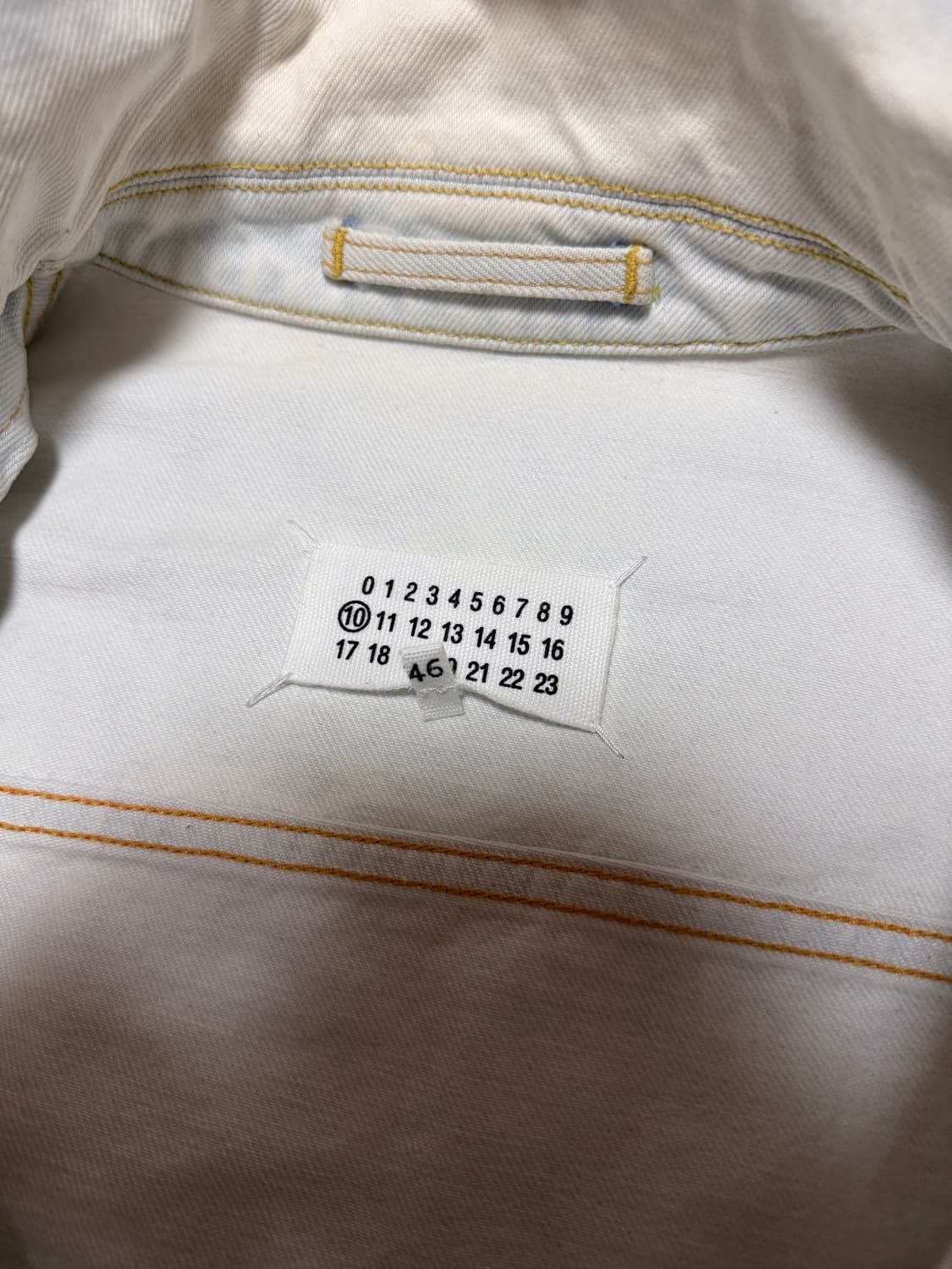 마르지엘라 남성 메인라인 블리치 데님 숏 자켓 46 상품이미지3