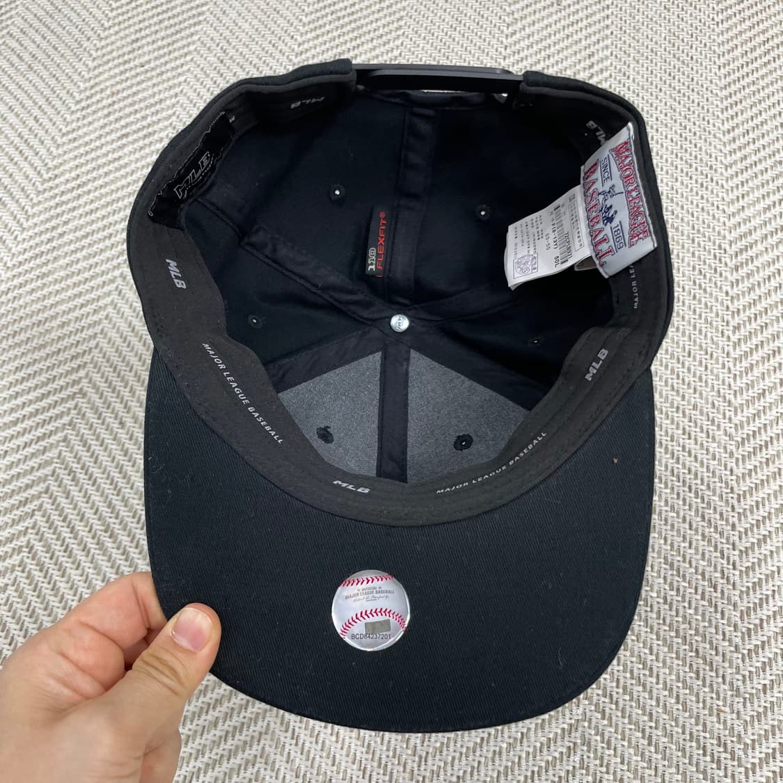 MLB 뉴욕 양키스 볼캡 블랙 L(8-13Y) 상품이미지5