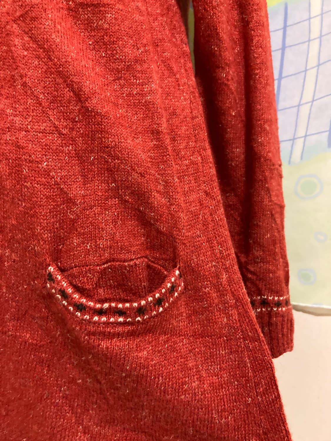 딸기 니트 원피스 상품이미지5