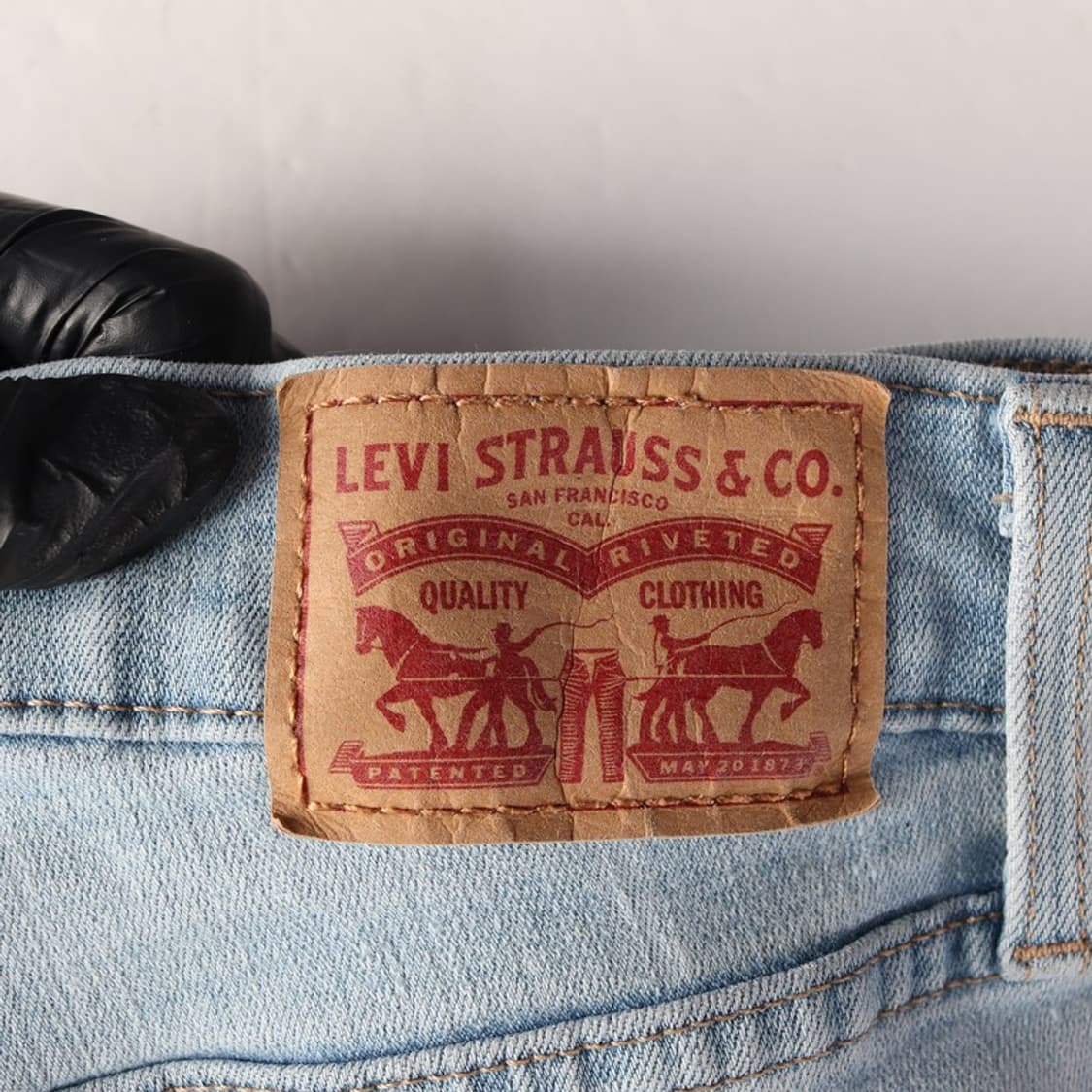 리바이스 연청 스트레이트 데님 팬츠 28 상품이미지6