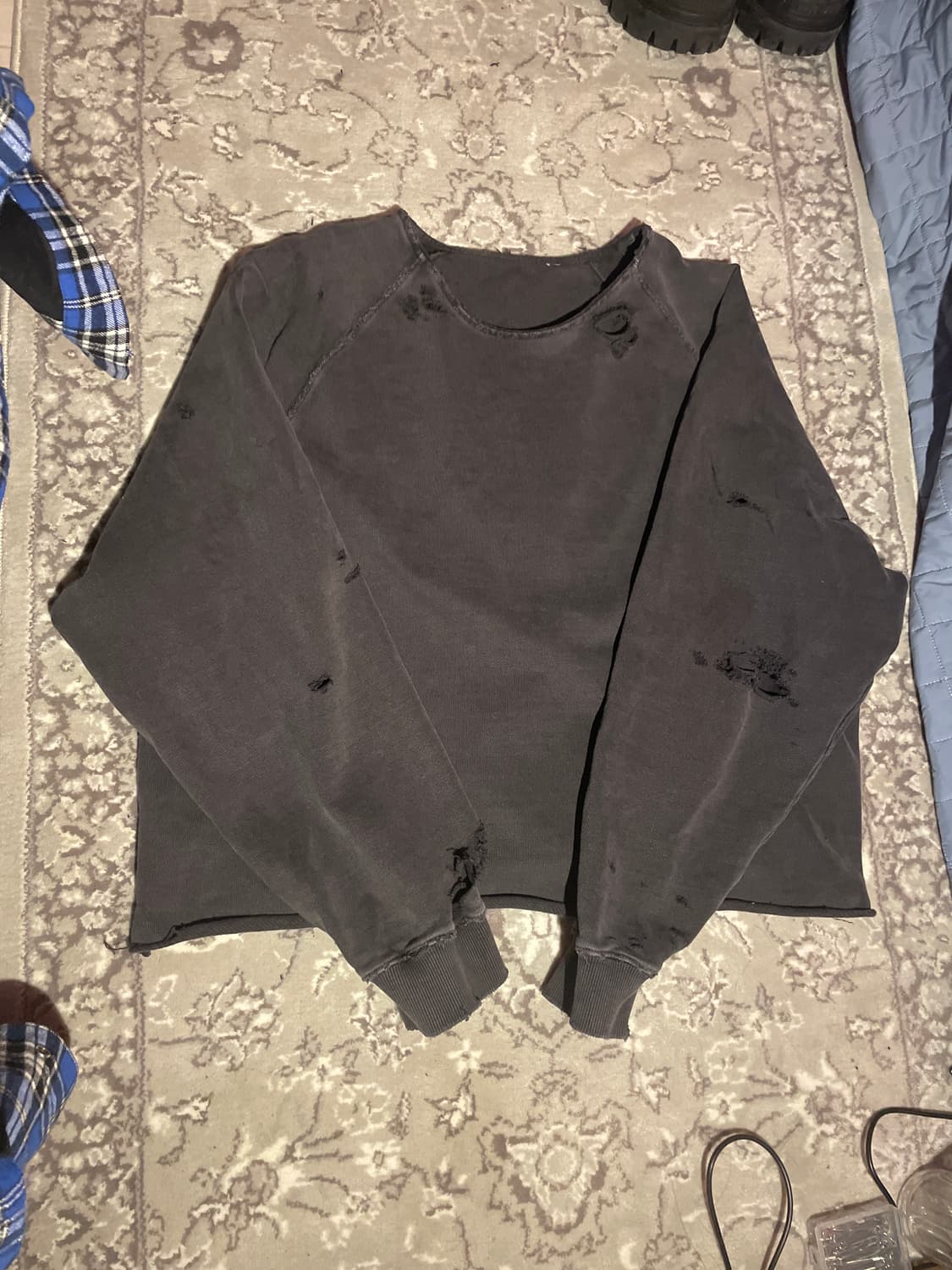 빈티지데미징 맨투맨 상품이미지1