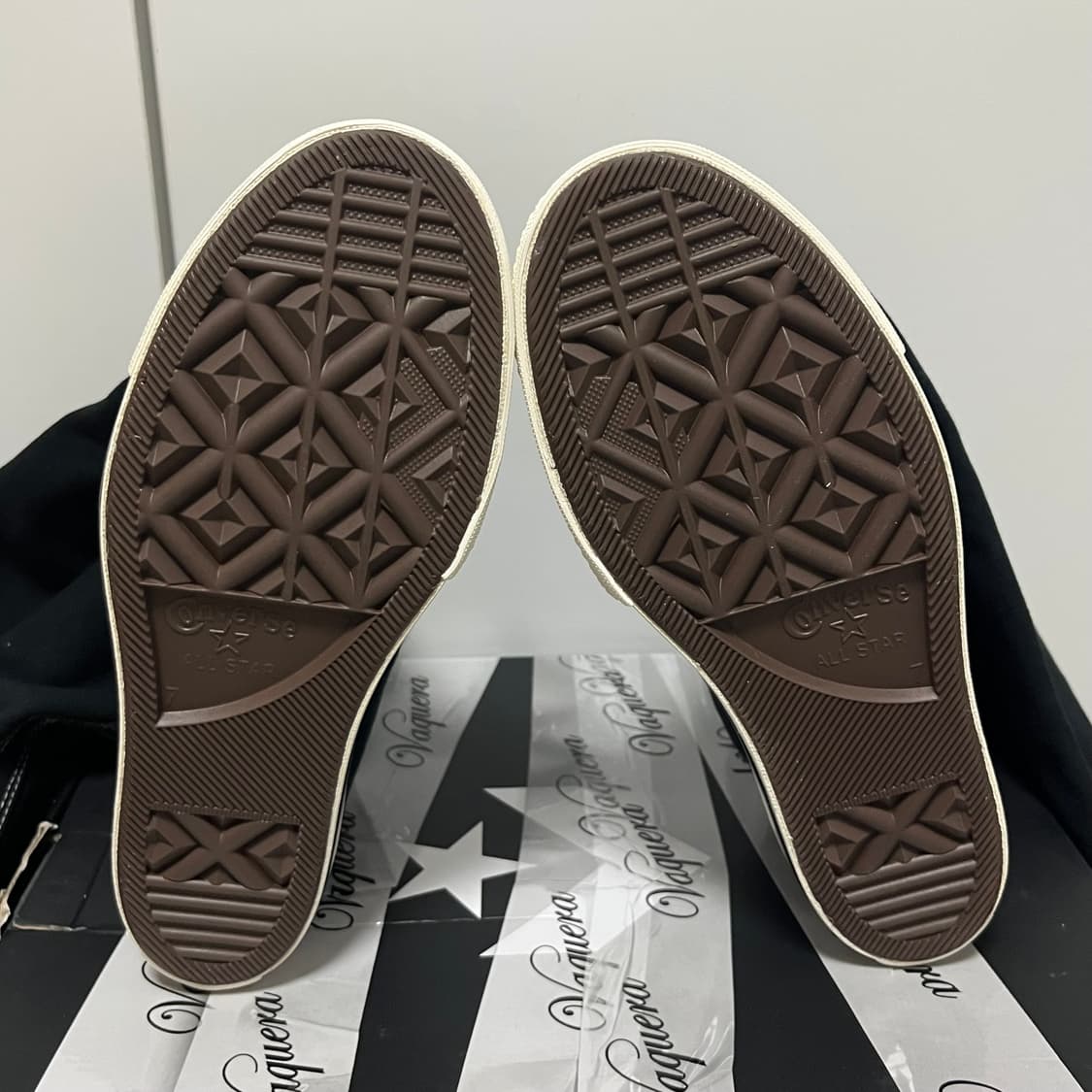 [us9]바퀘라 x 컨버스 25fw 트리플 엑스하이 슬라우치/블랙 상품이미지5