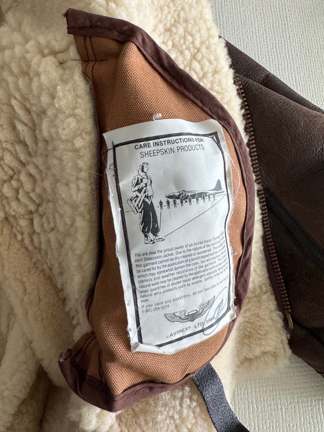 아비렉스 B3 무스탕 상품이미지5