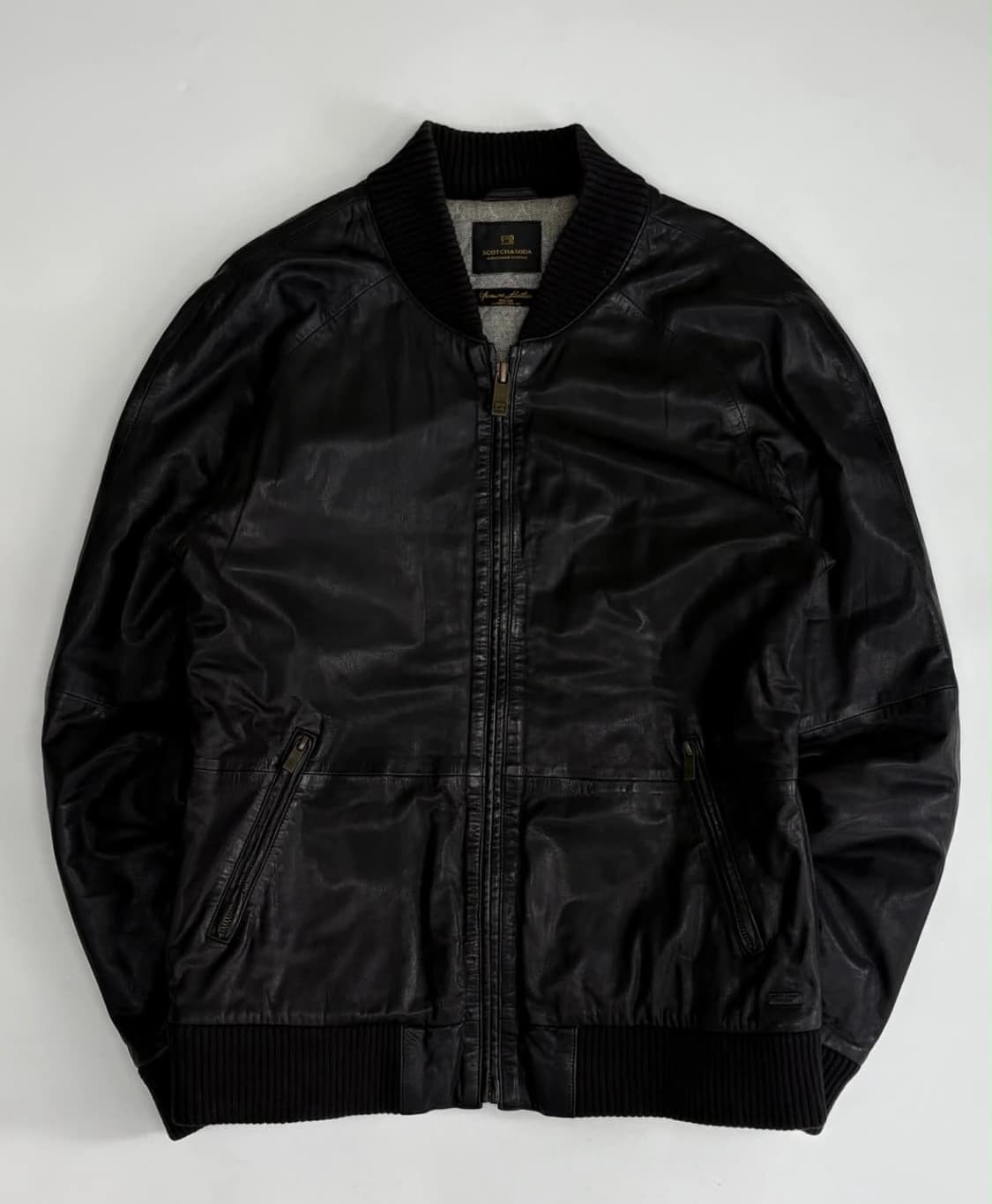 스카치앤소다 레더 가죽 봄버 자켓 라지 상품이미지1