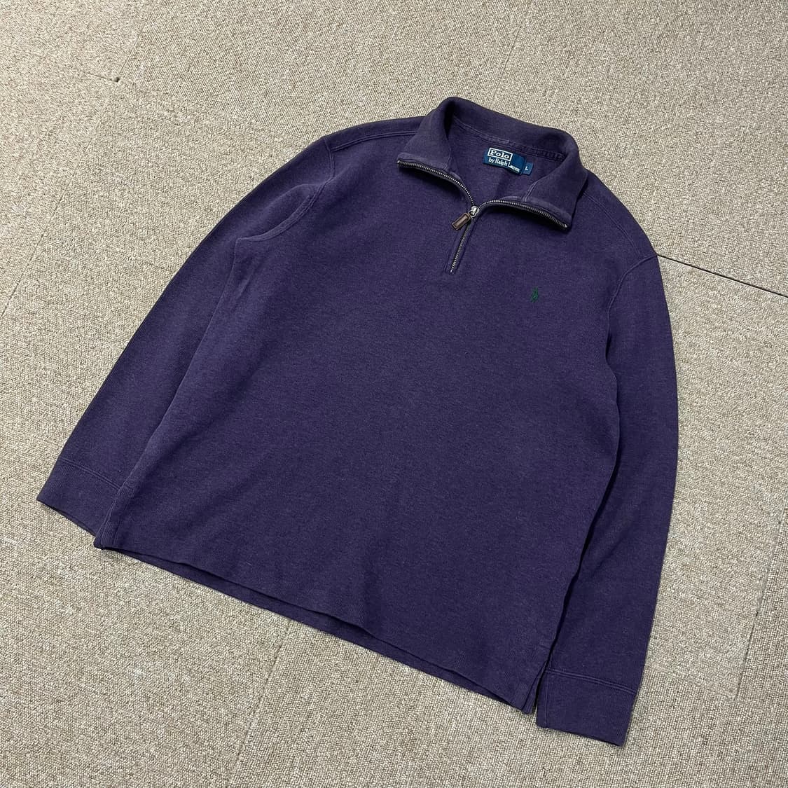 폴로 랄프로렌 반집업 니트 상품이미지1