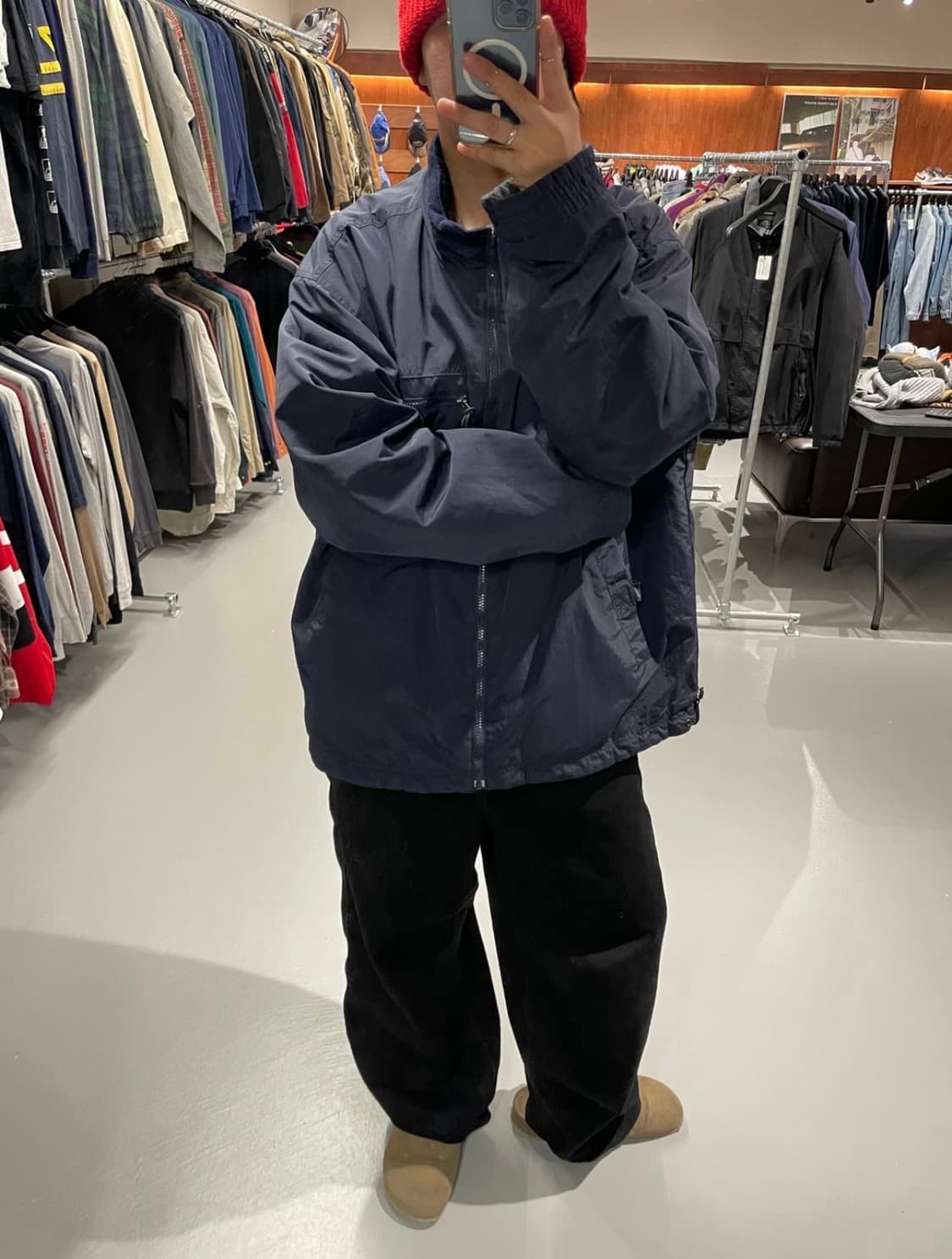 빈티지 플리스 리버시블 자켓  상품이미지1