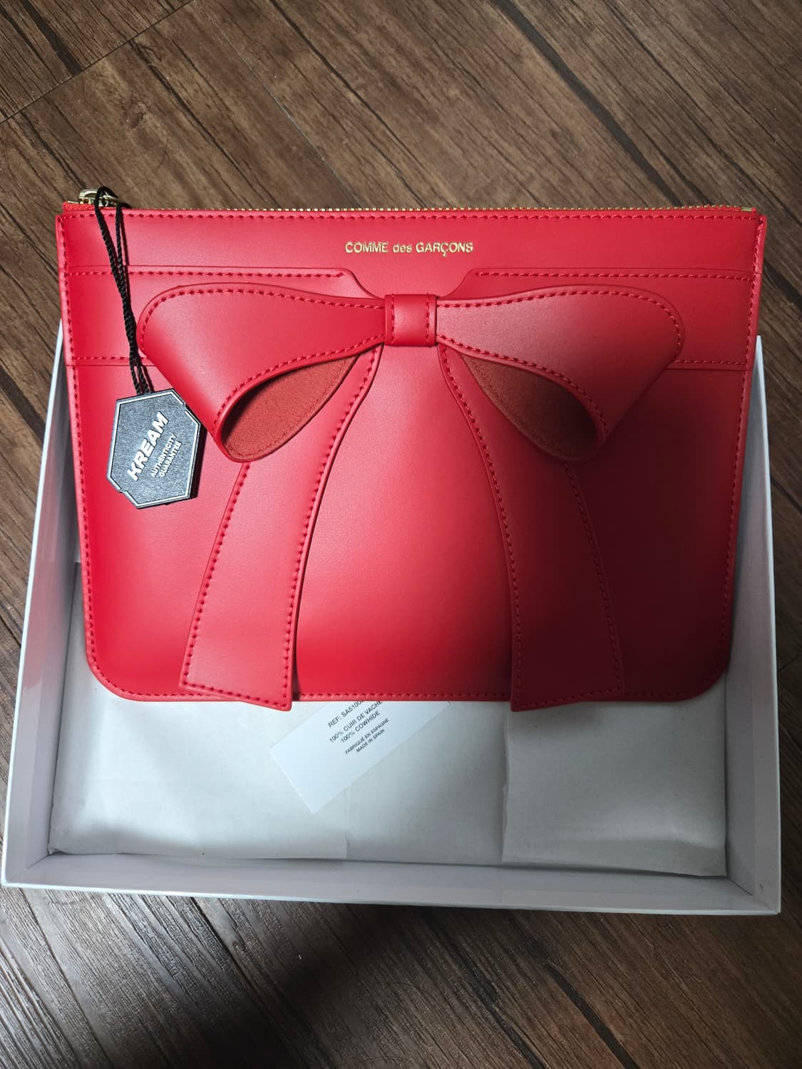 꼼데가르송 SA5100BB 빅보우 월렛 레드 상품이미지2