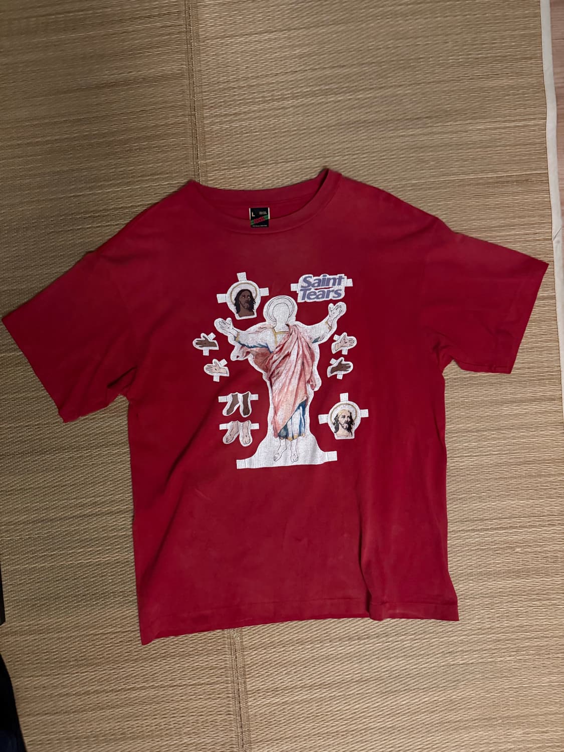 [L] 세인트미카엘 x 데님 티어스 세인트 티어스 티셔츠 상품이미지2