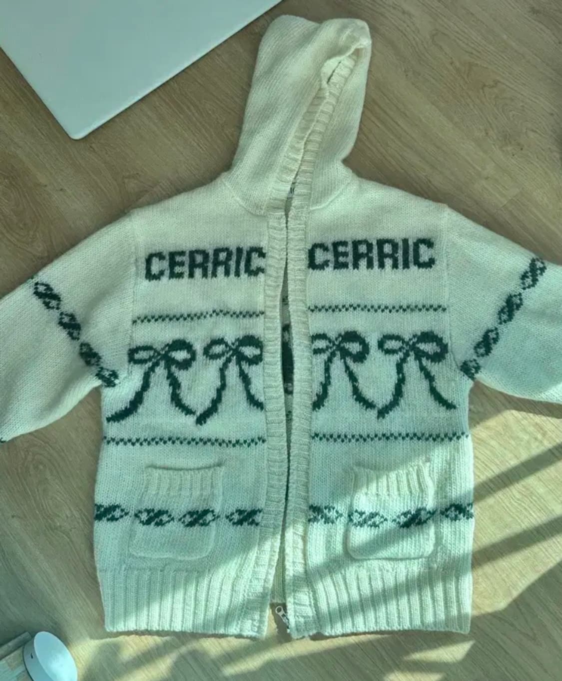 세릭 리본 코위찬 아이보리 상품이미지2