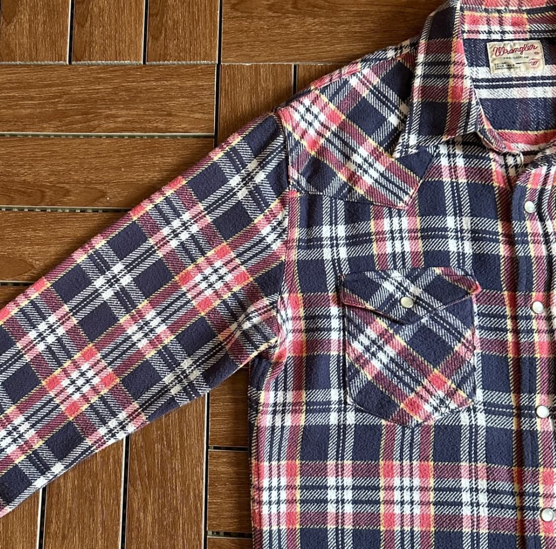 랭글러 웨스턴 플란넬 셔츠 상품이미지3