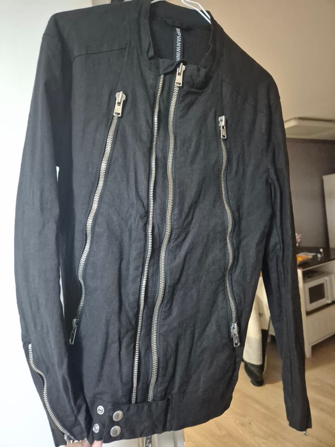 Rip Van Winkle 더블 지퍼 라이더 블루종 상품이미지2