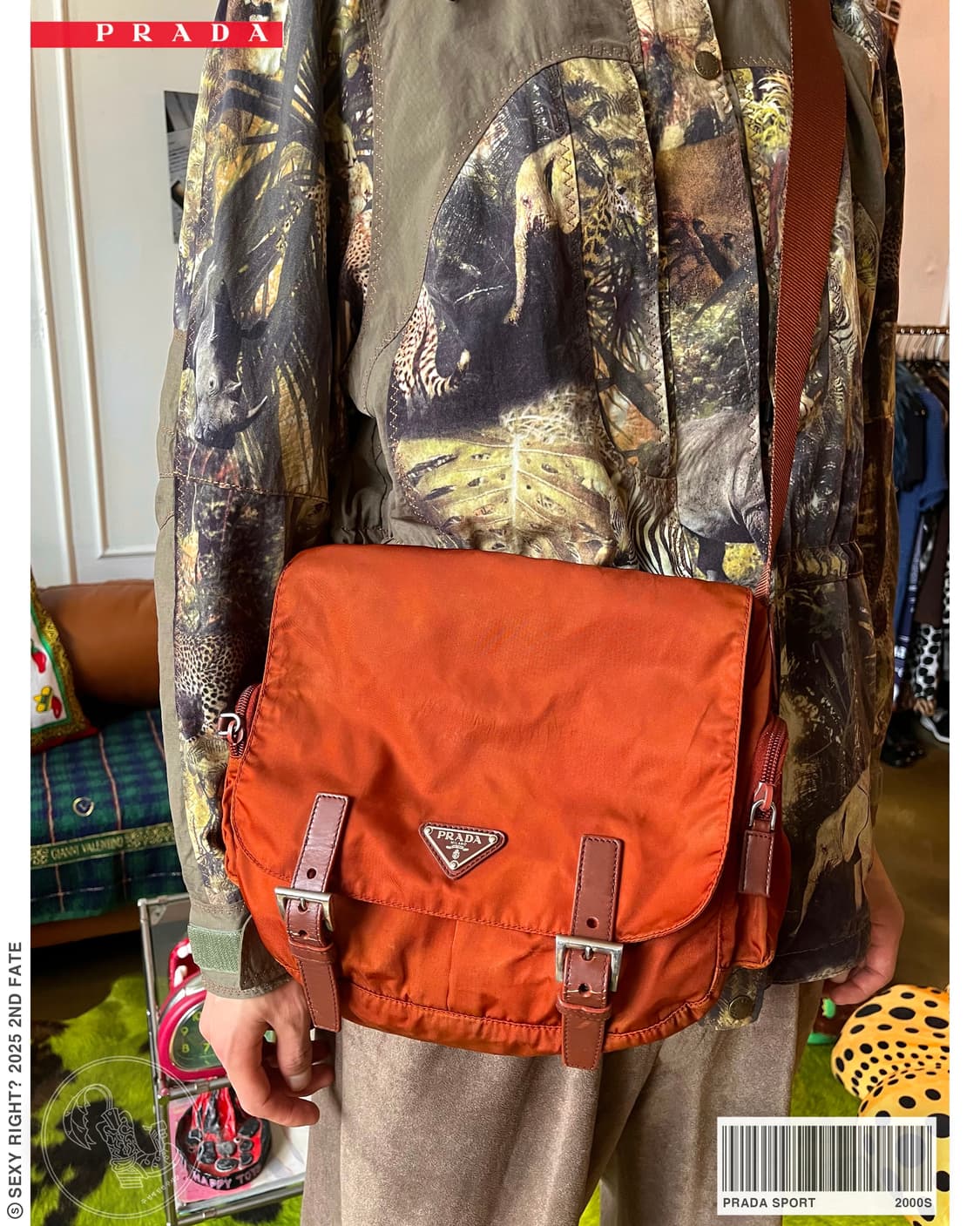 2000s Prada Sports Nylon Messenger Bag 상품이미지1