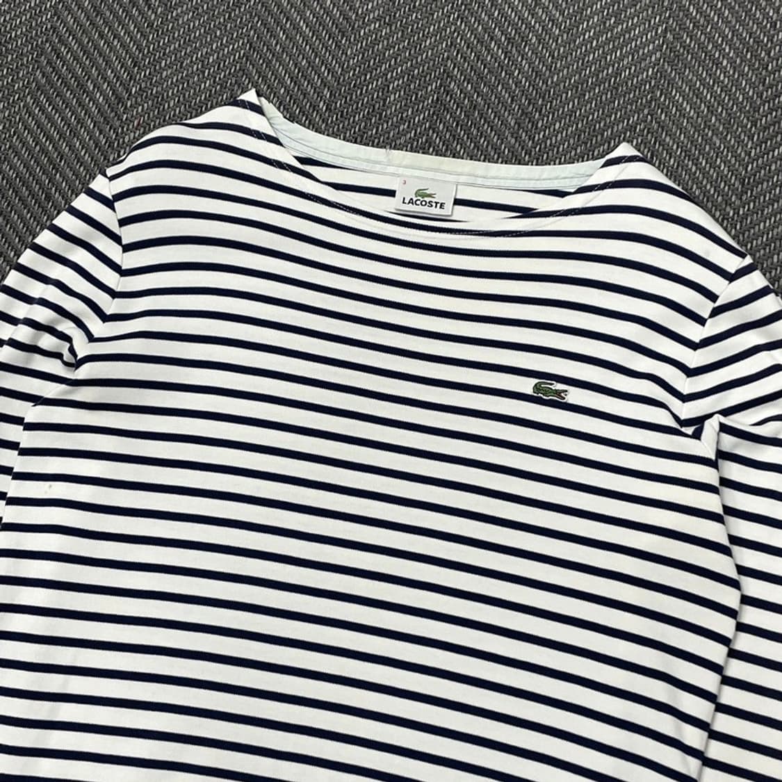 라코스테 자수 패치 스트라이프 롱슬리브 v0304 상품이미지3