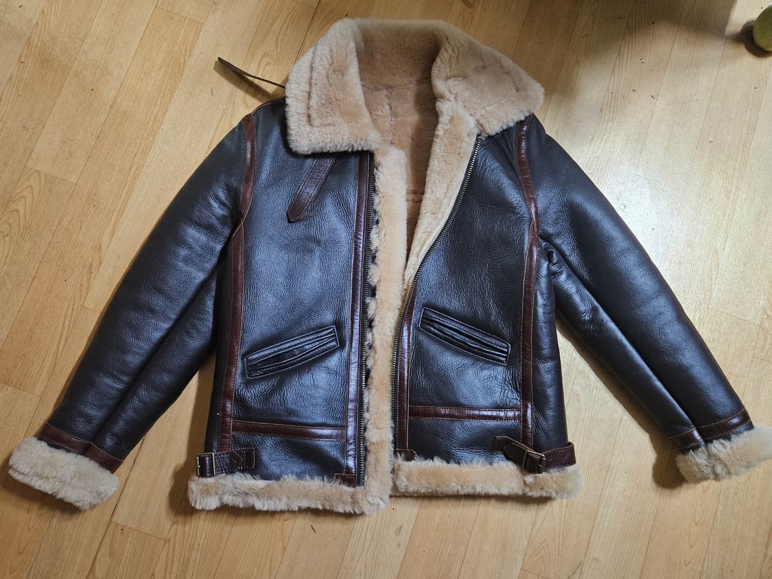 95 M) 광희시장 B-6 리얼 양가죽 무스탕 상품이미지1