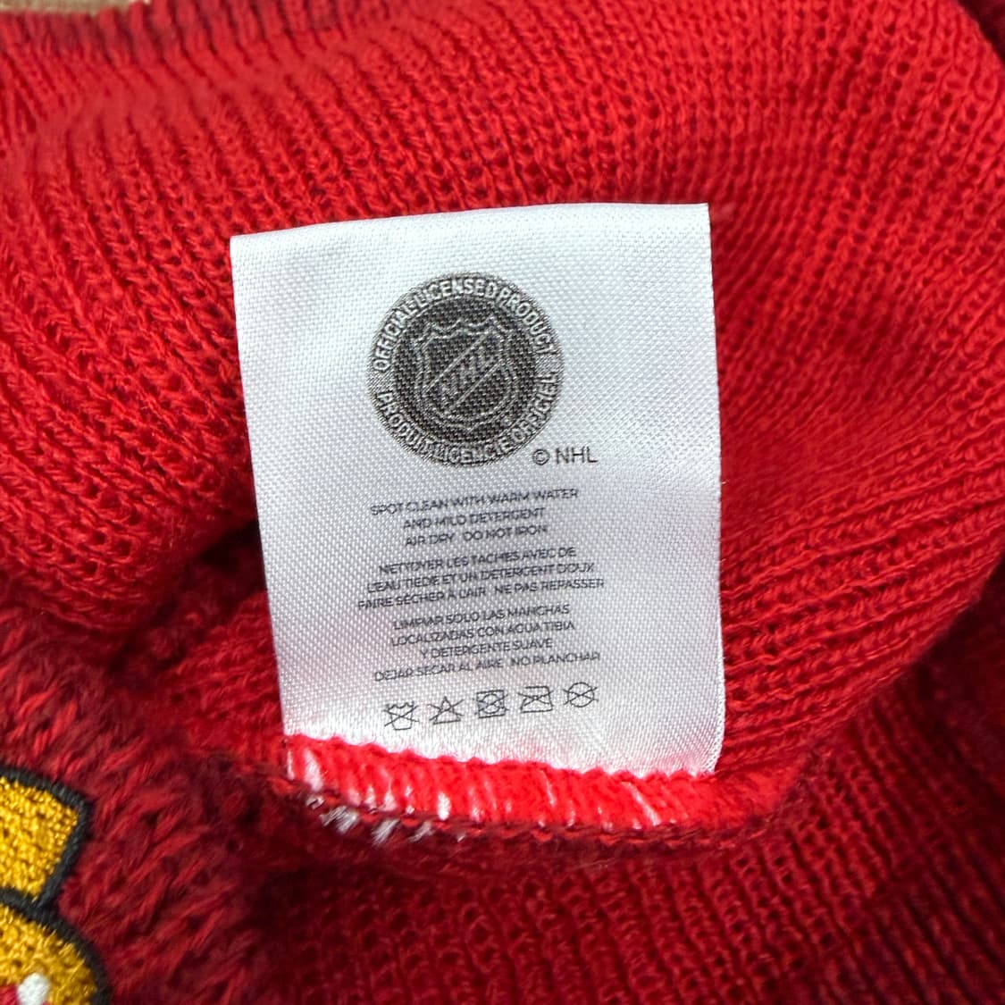 NHL시카고 블랙 호크스 비니(레드) 상품이미지3