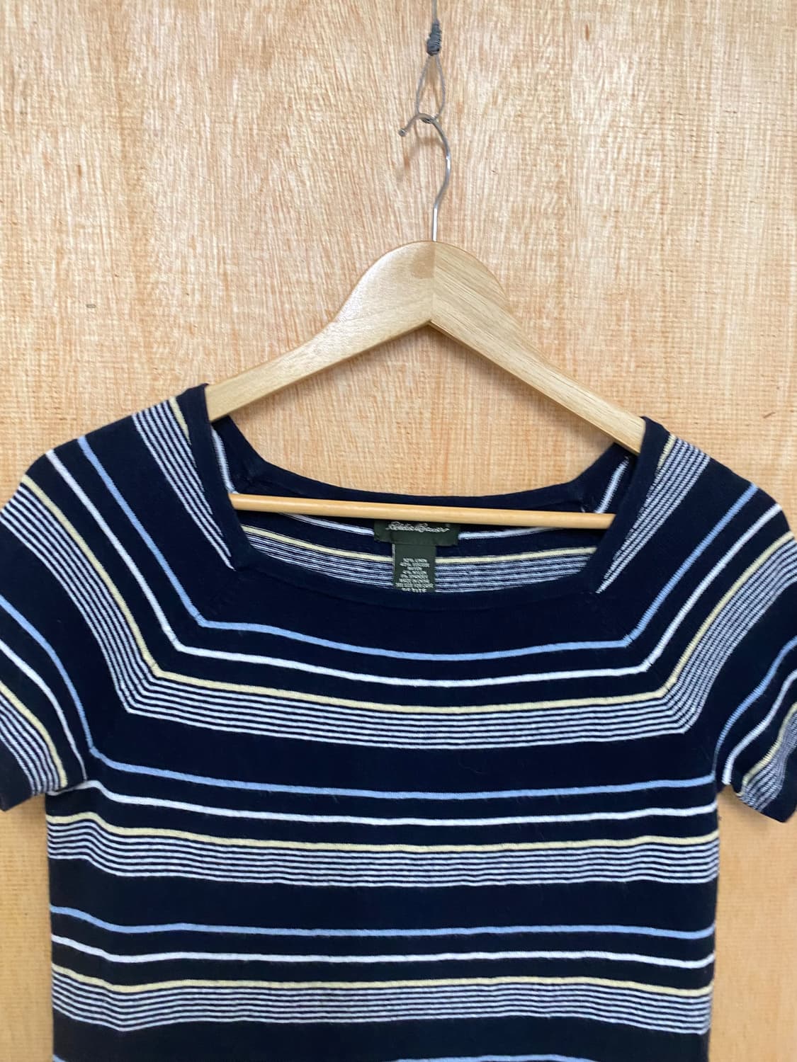 EDDIE BAUER knit half t-shirt 스퀘어넥 니트 티 상품이미지3