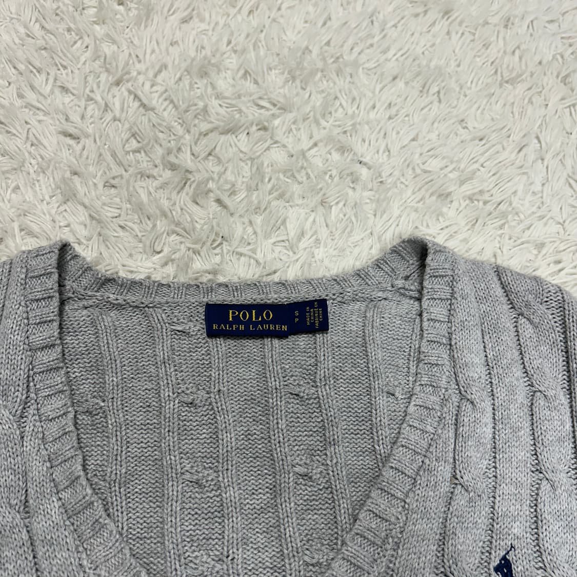 Polo Ralph Lauren Grey Cable Knit 상품이미지4
