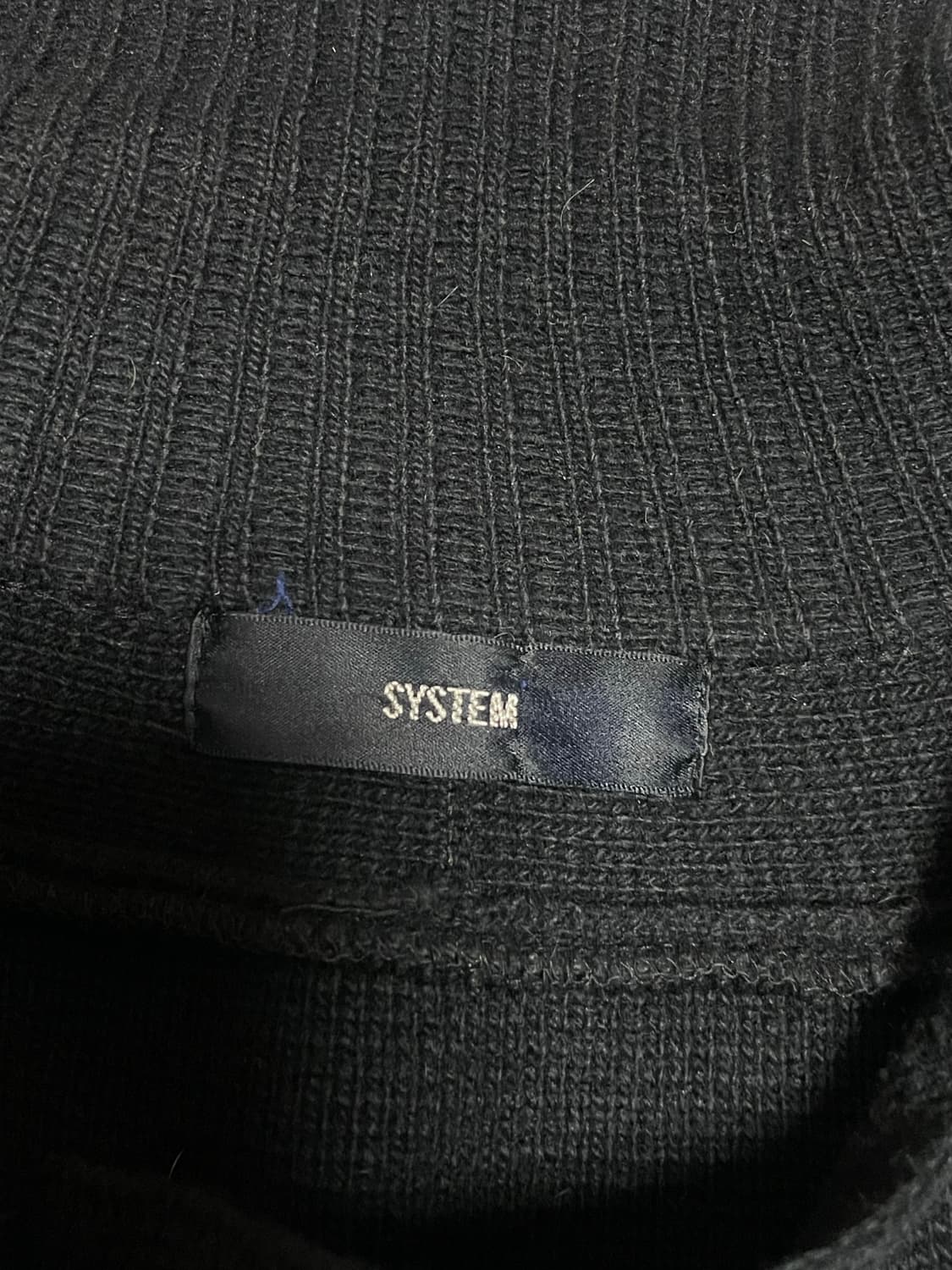 시스템 비대칭사선버튼울가디건 무채색아카이브요지꼼데캐피탈st 유니섹스 상품이미지9