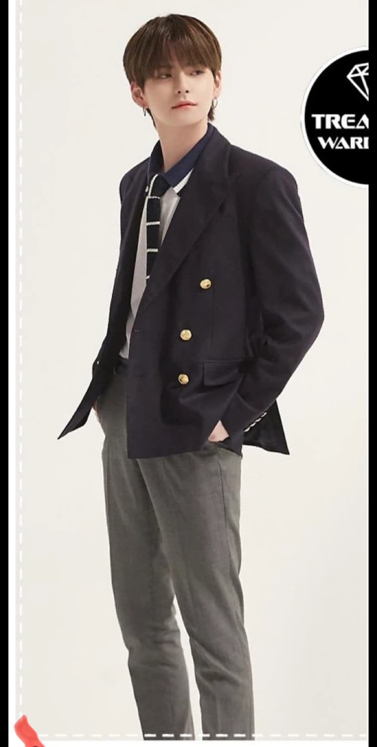 [강동원님 착용] 셀린느 20ss 네이비 금장 버튼 자켓 상품이미지3